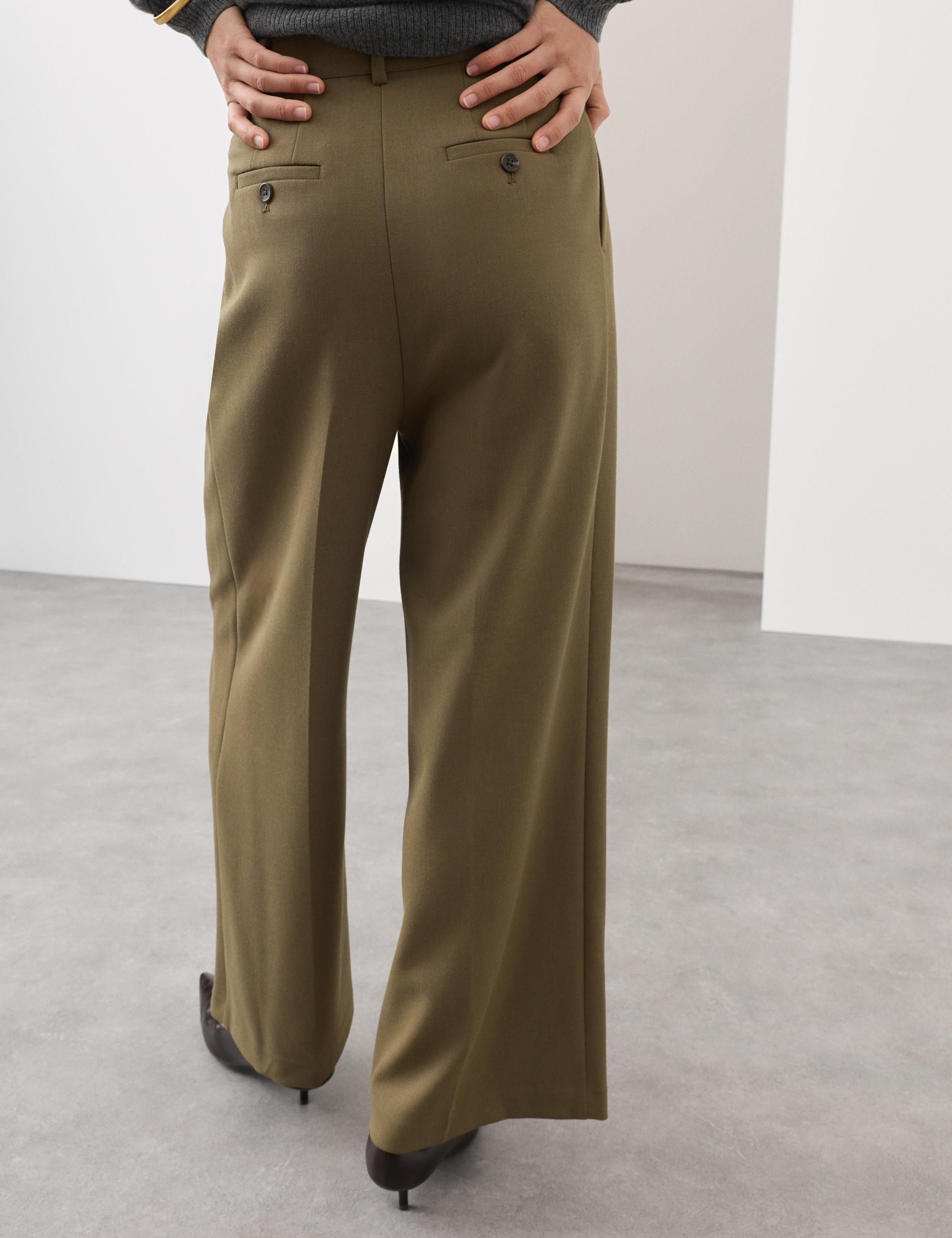 Tailored Wide Leg Trousers with Wool 7 of 7
