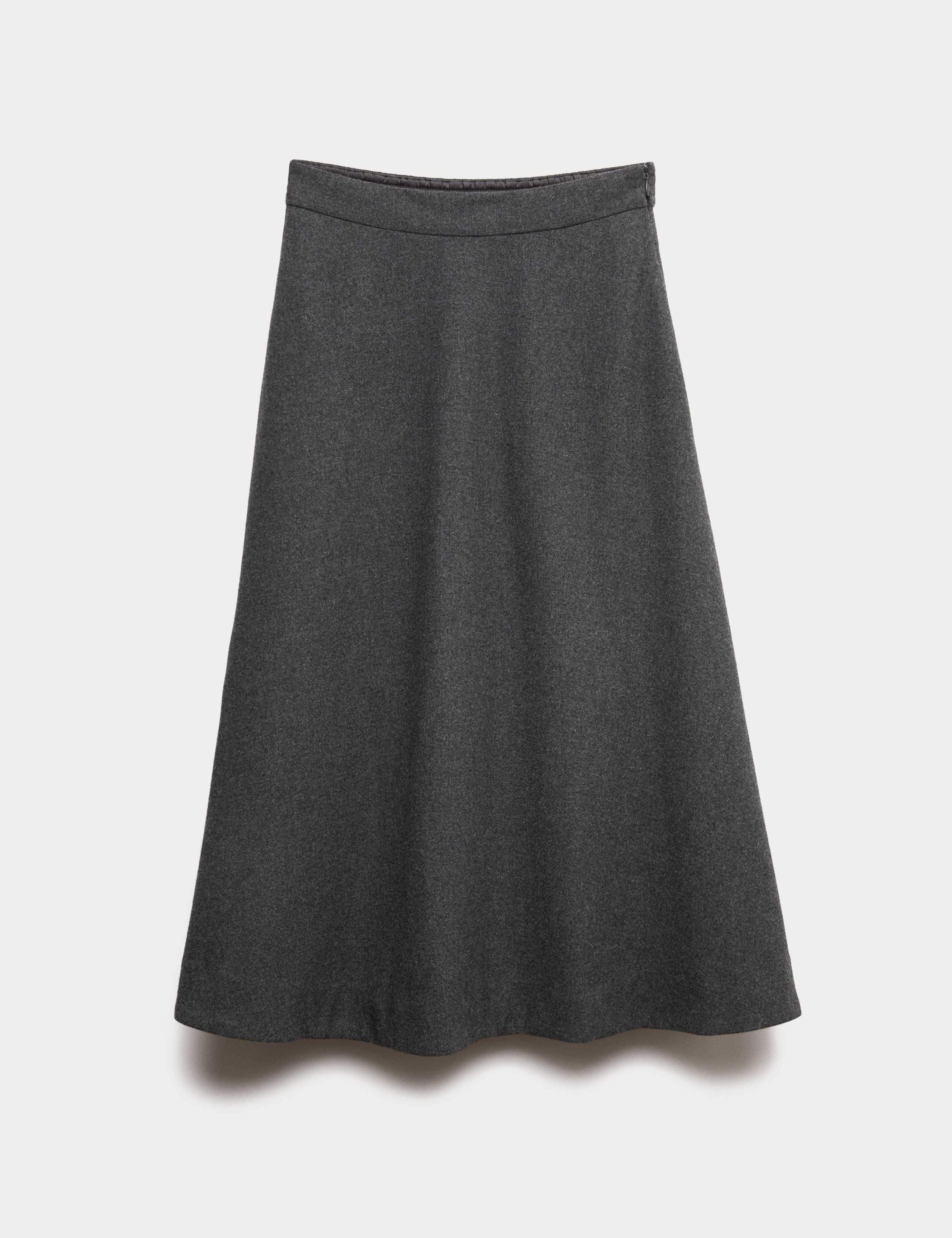 Wool Blend Midi Circle Skirt 2 of 7