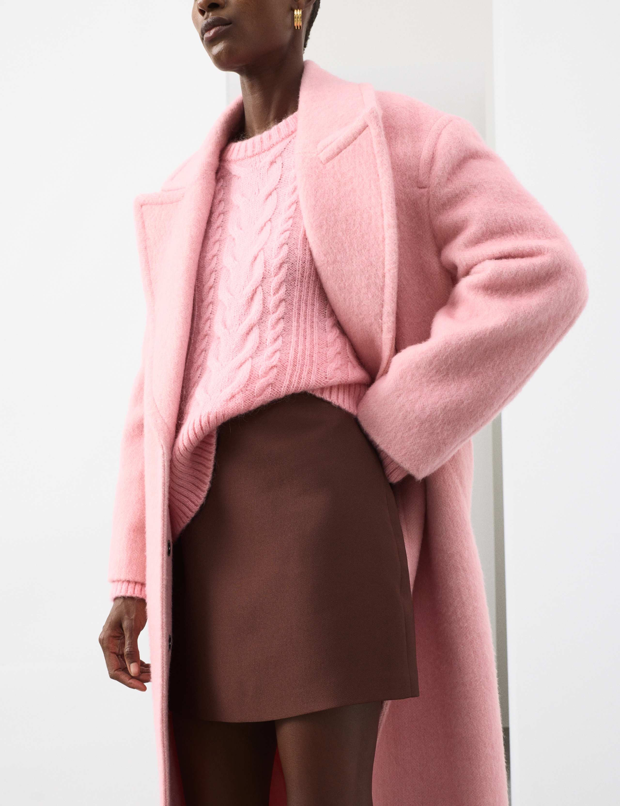 Mini A-Line Skirt with Wool 1 of 6