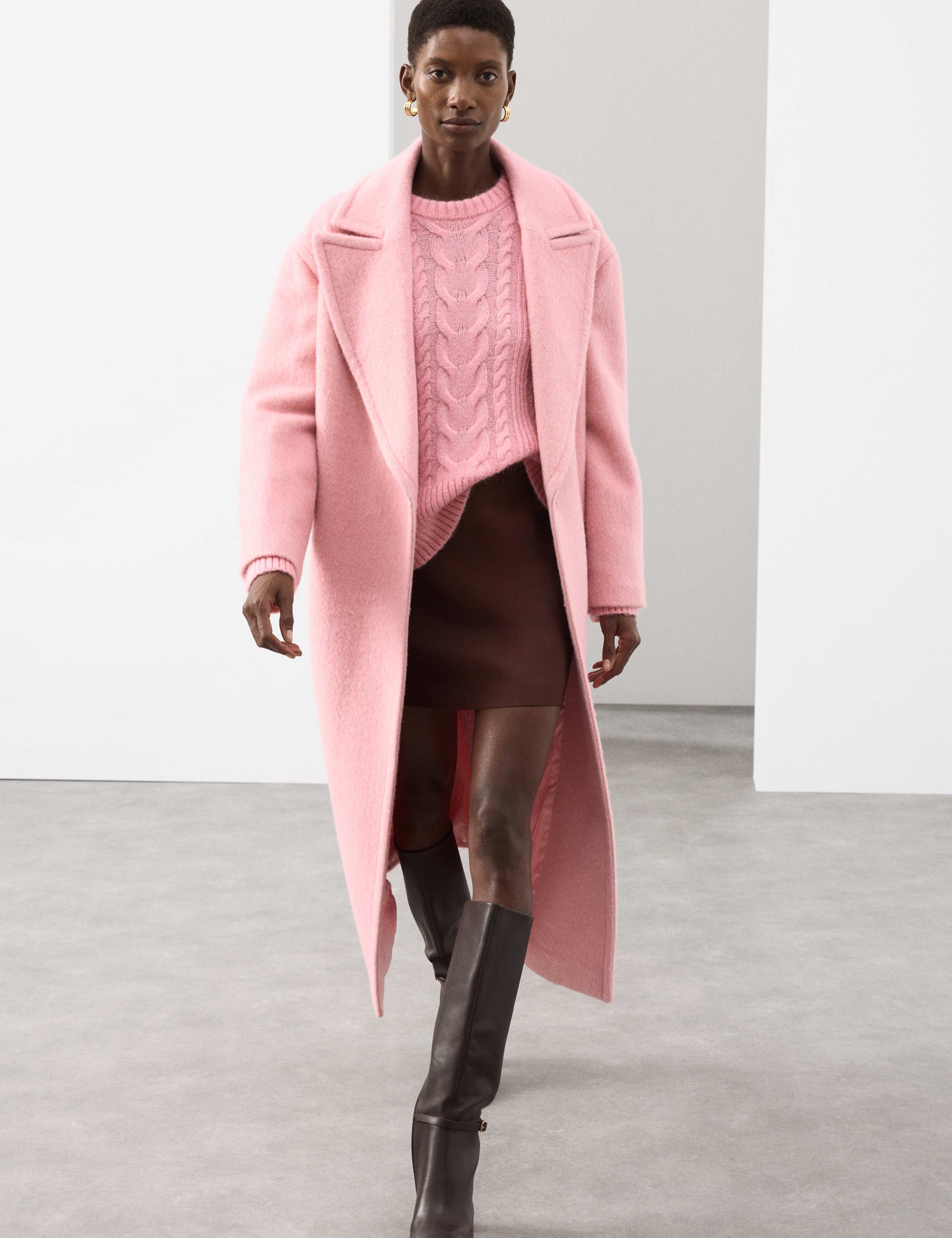 Mini A-Line Skirt with Wool 5 of 6