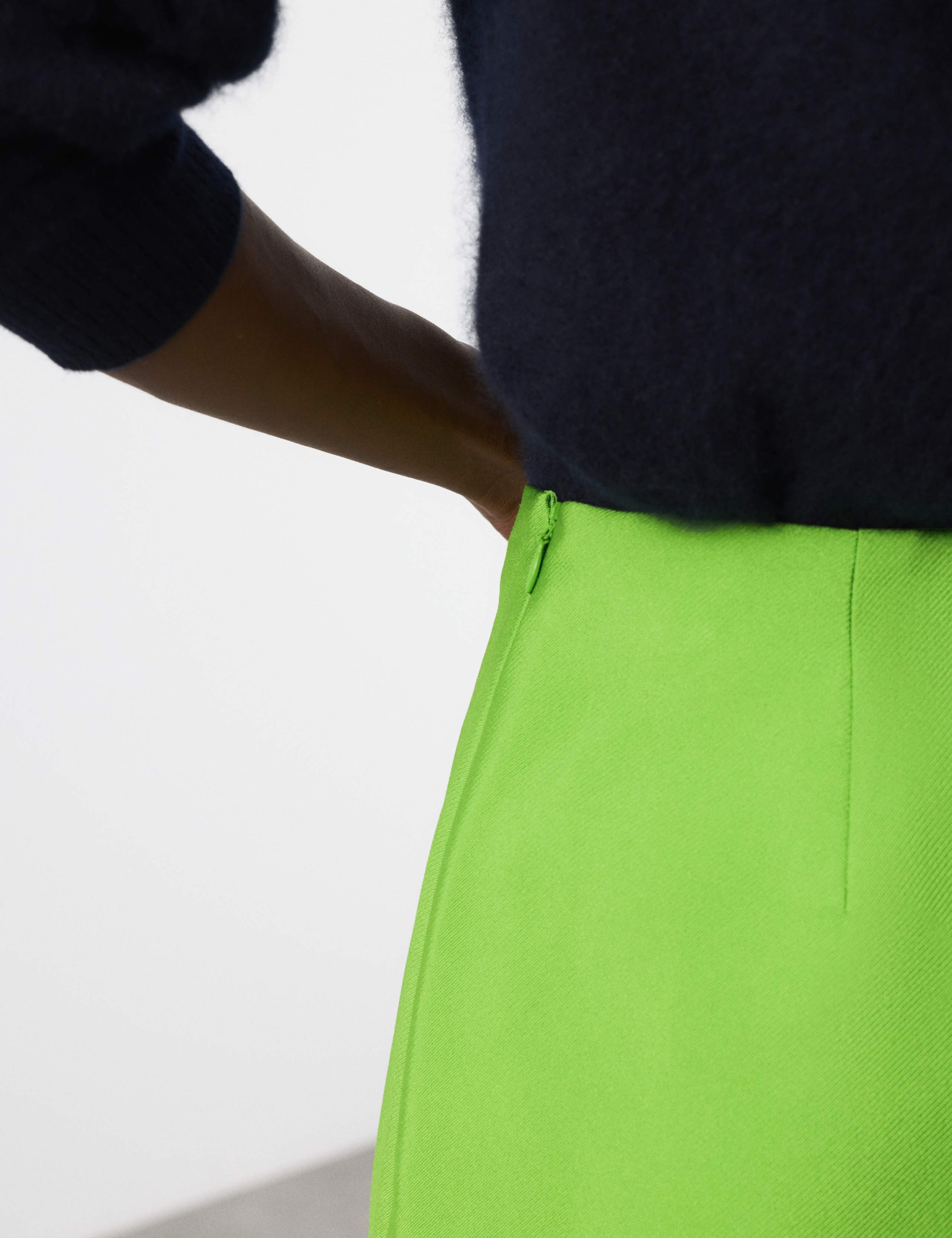 Mini A-Line Skirt with Wool 5 of 6