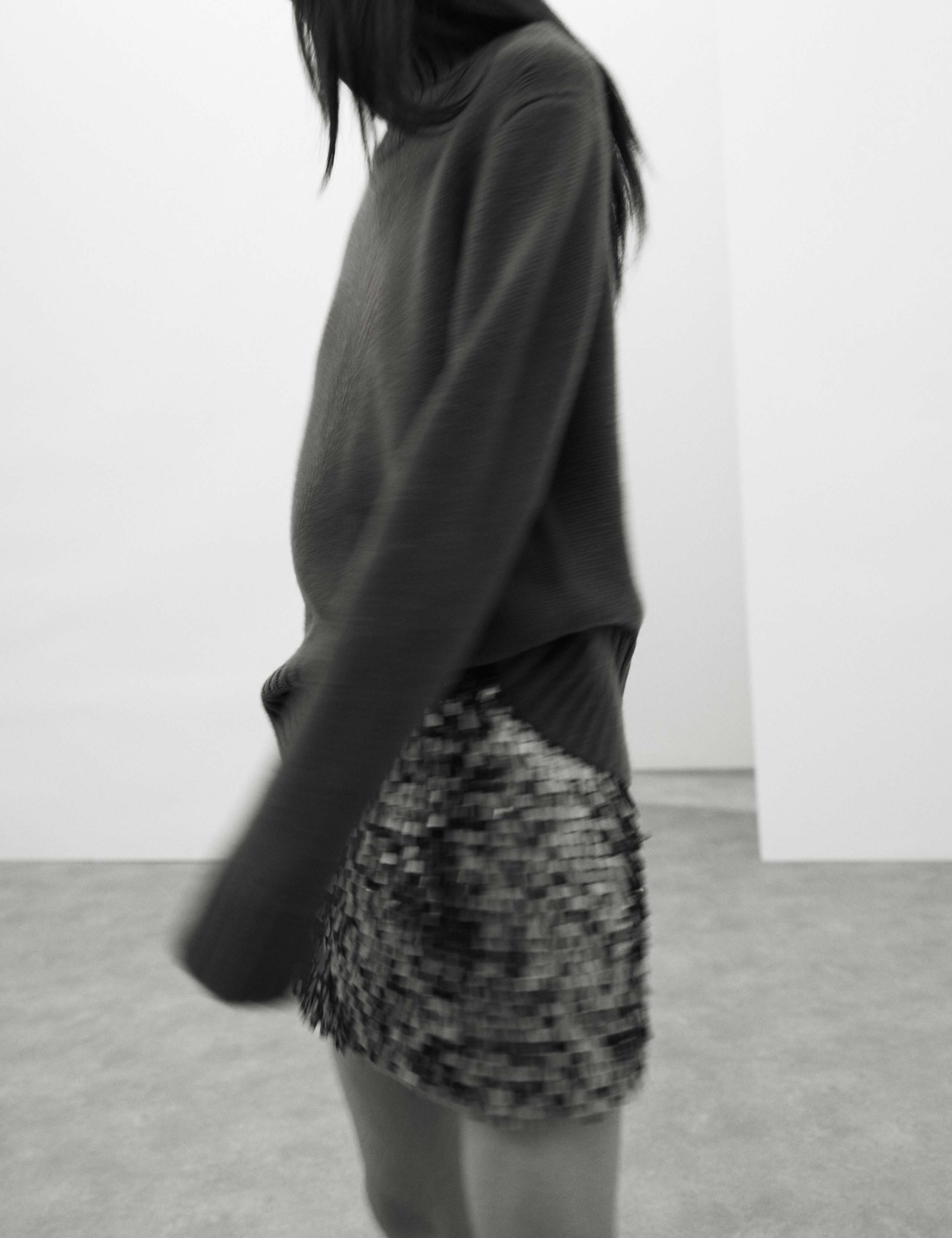 Sequin Mini A-Line Skirt 6 of 6