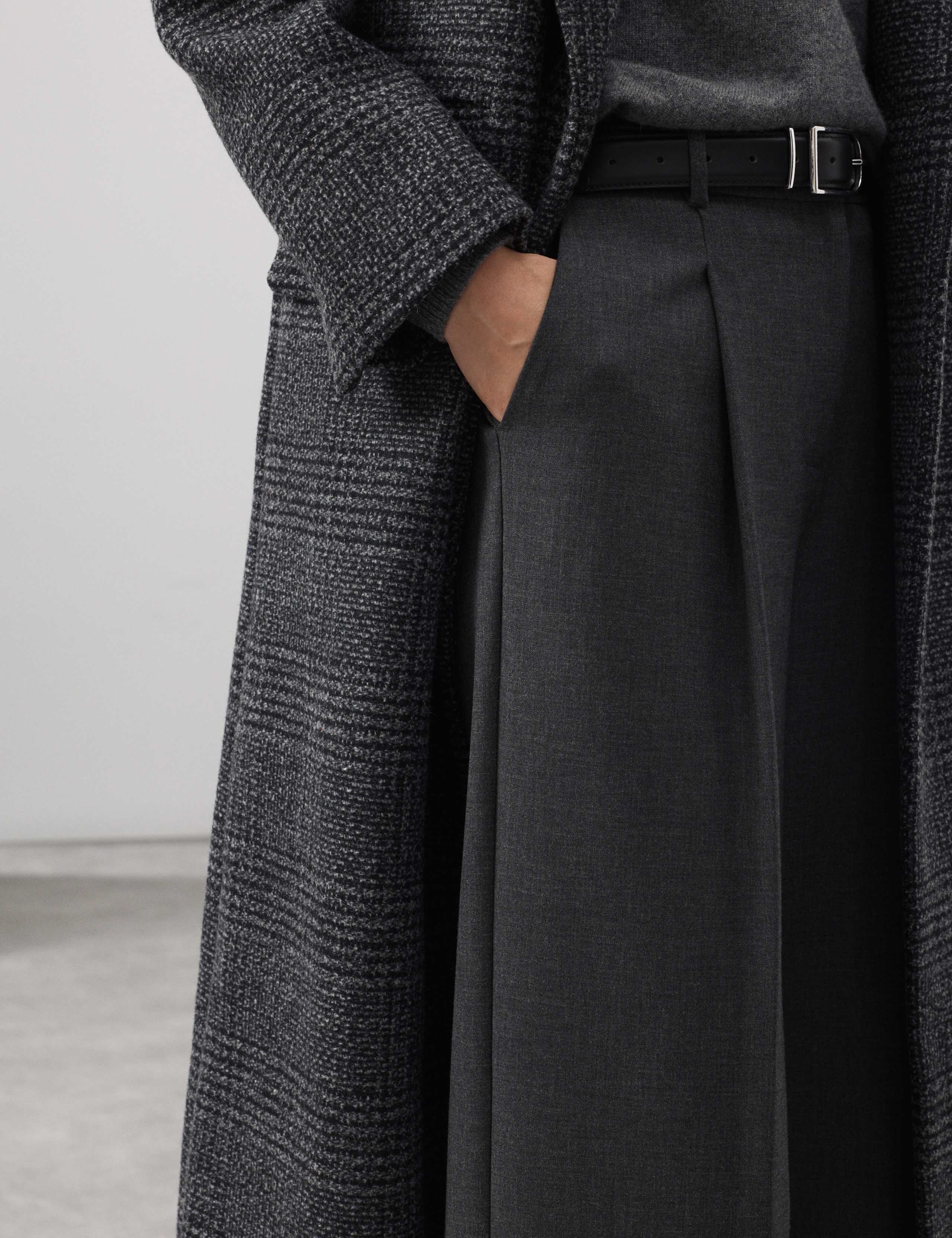 Wide Leg Trousers With Wool 5 of 7