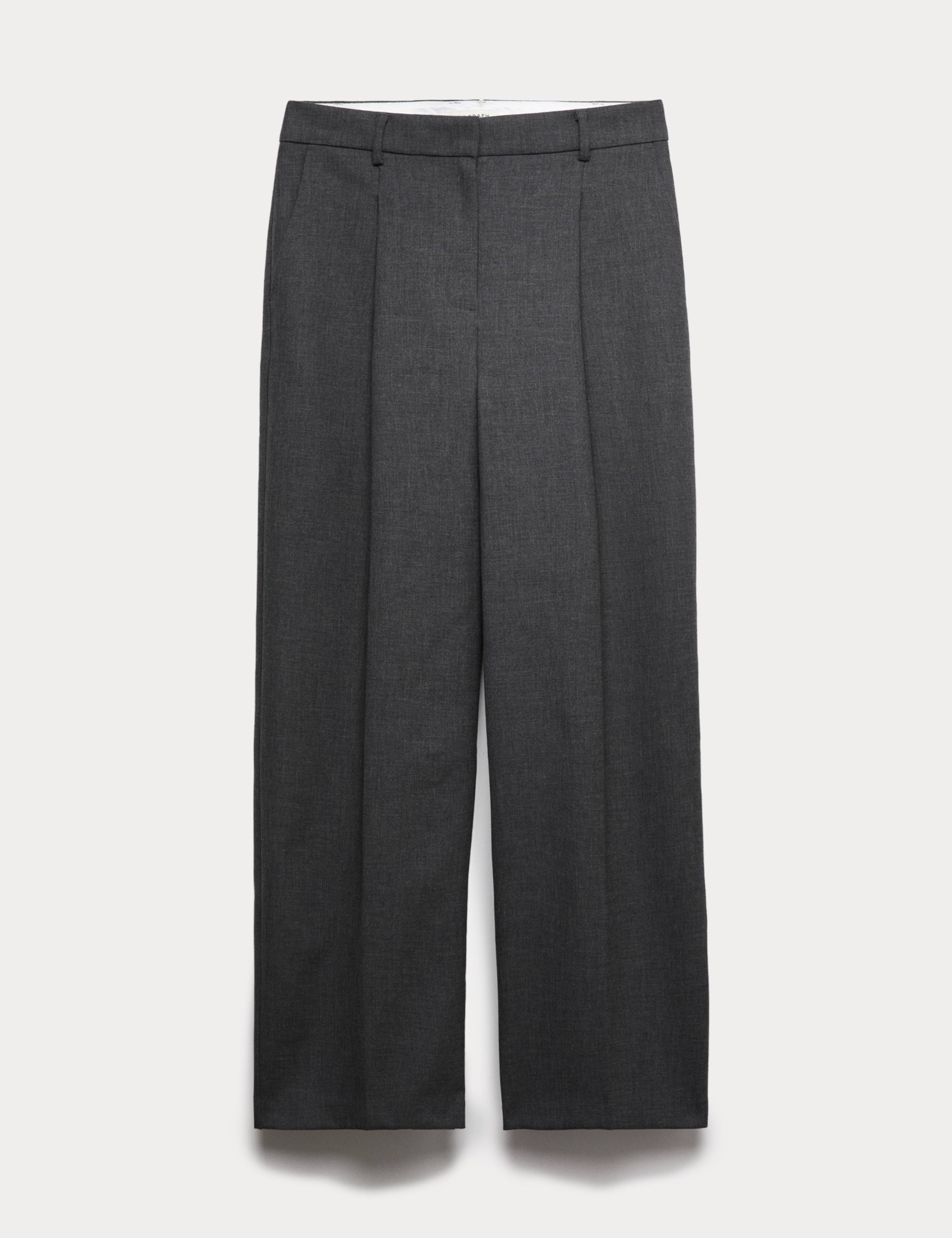 Wide Leg Trousers With Wool 2 of 7