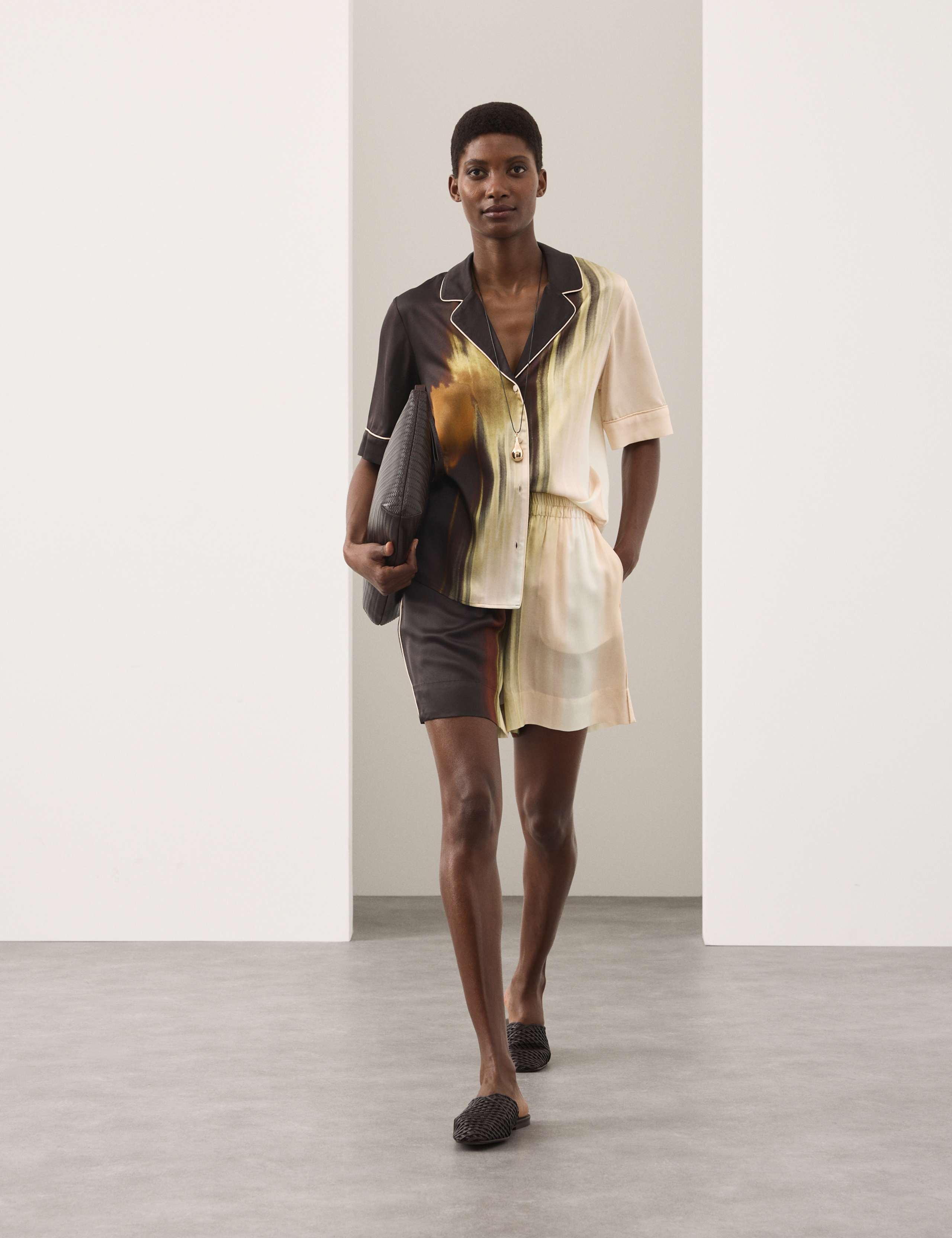 Printed High Waisted Resort Shorts 6 of 6