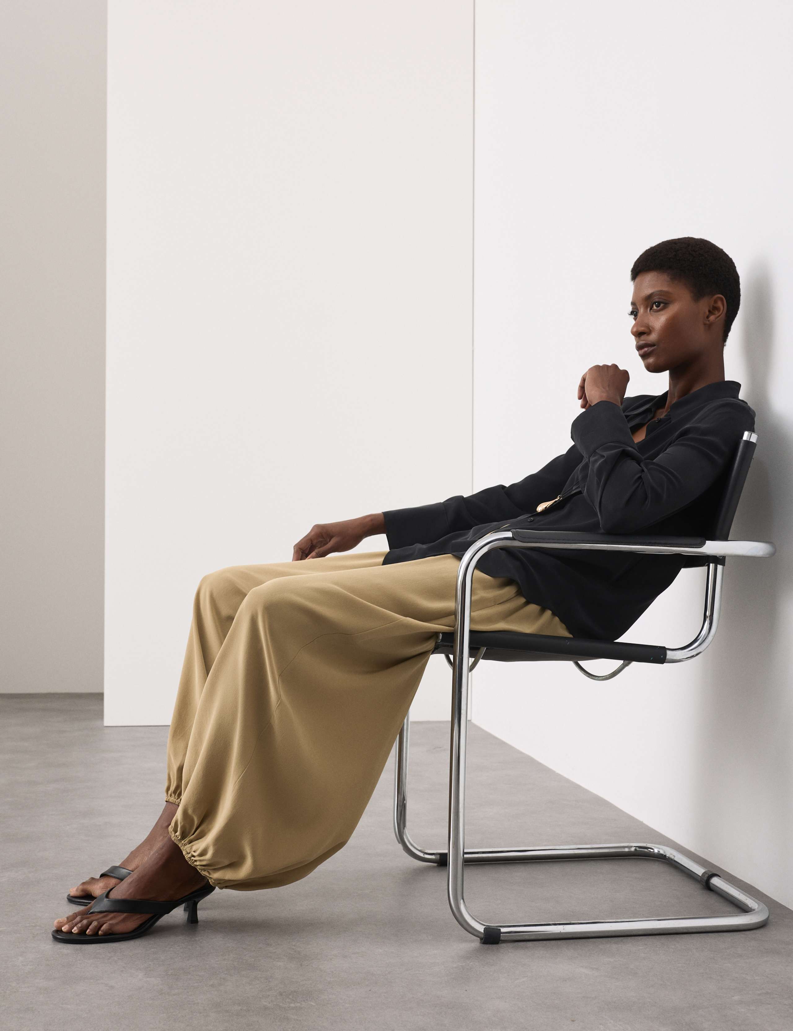 Pure Silk Balloon Trousers 6 of 7