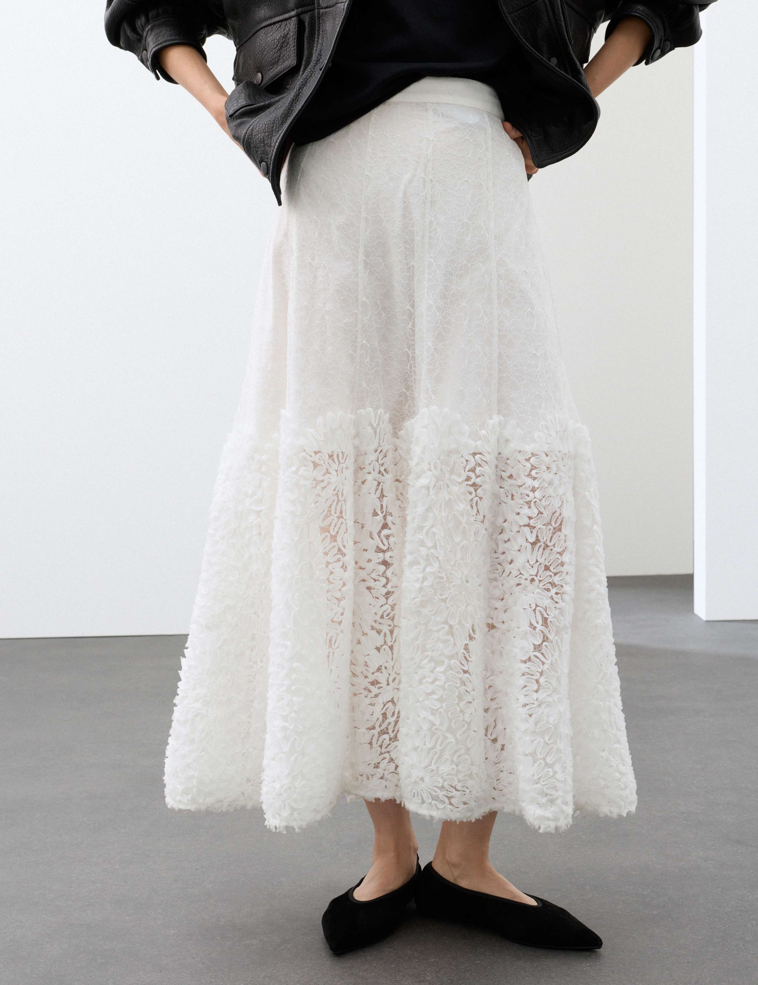 Embroidered Maxi Circle Skirt 7 of 7