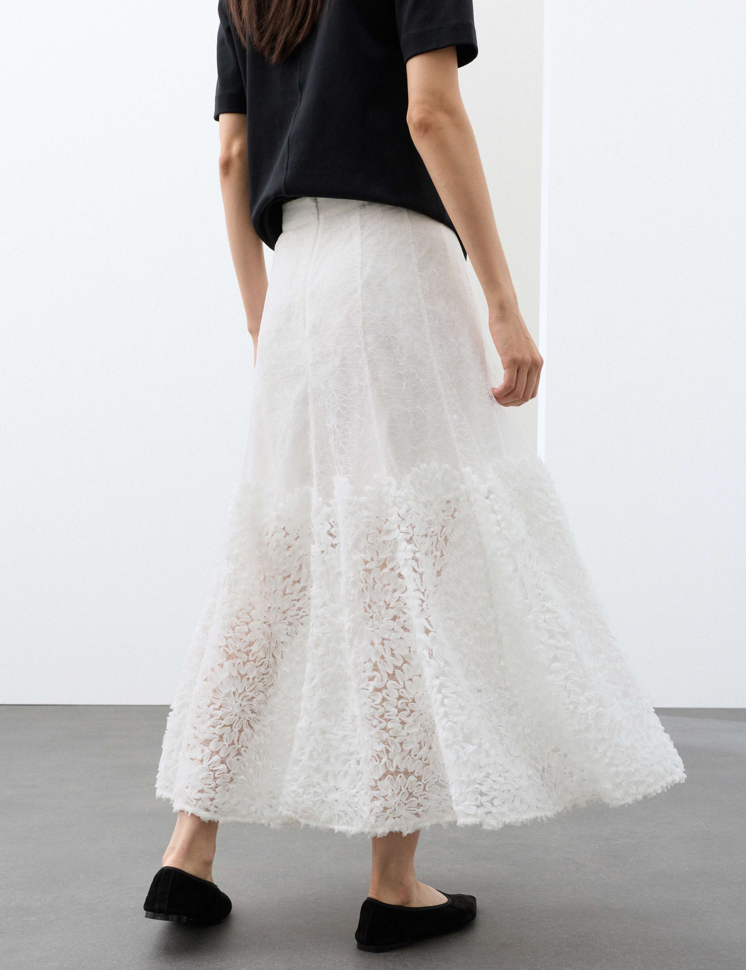 Embroidered Maxi Circle Skirt 3 of 7