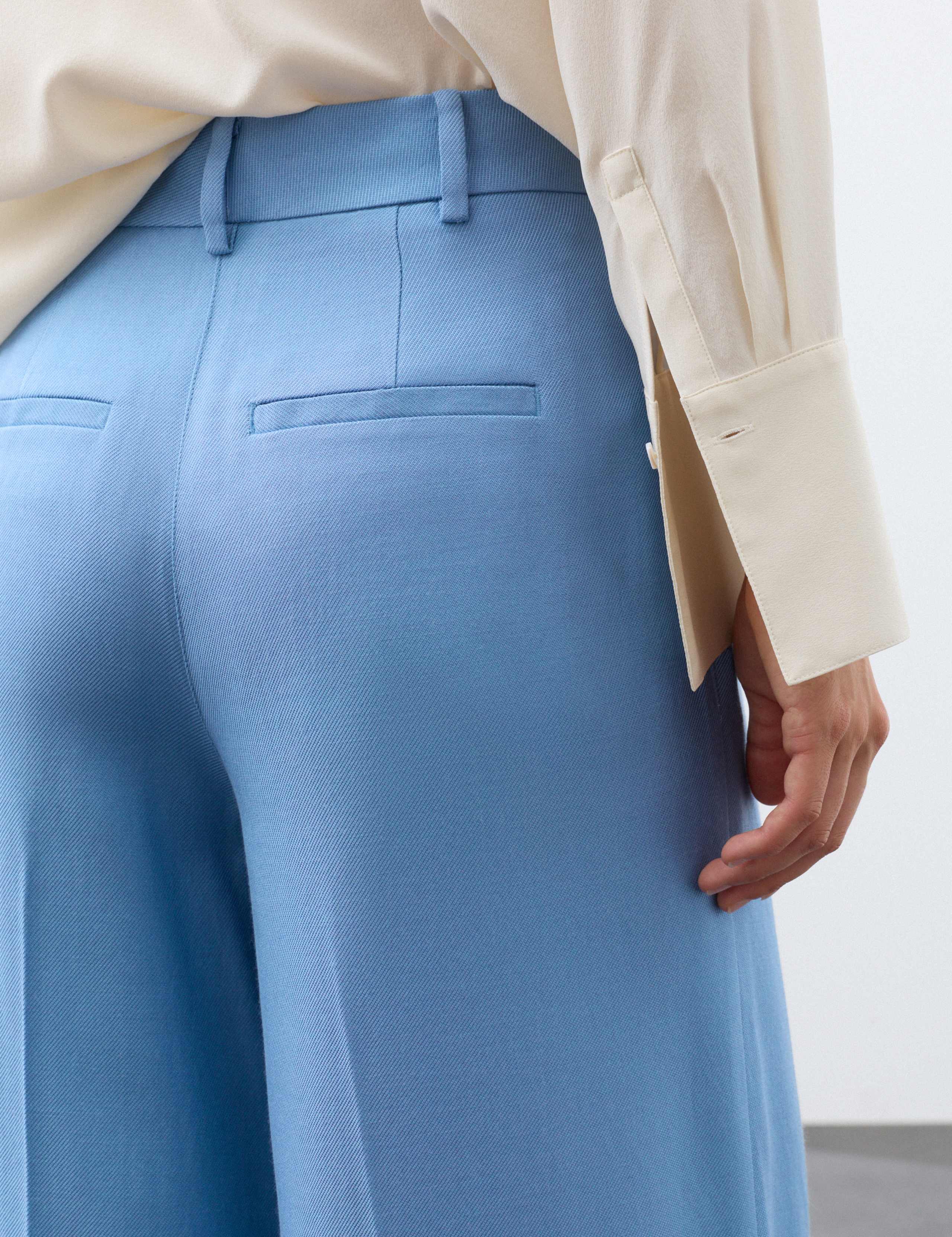 Tailored Wide Leg Trousers with Wool 6 of 7