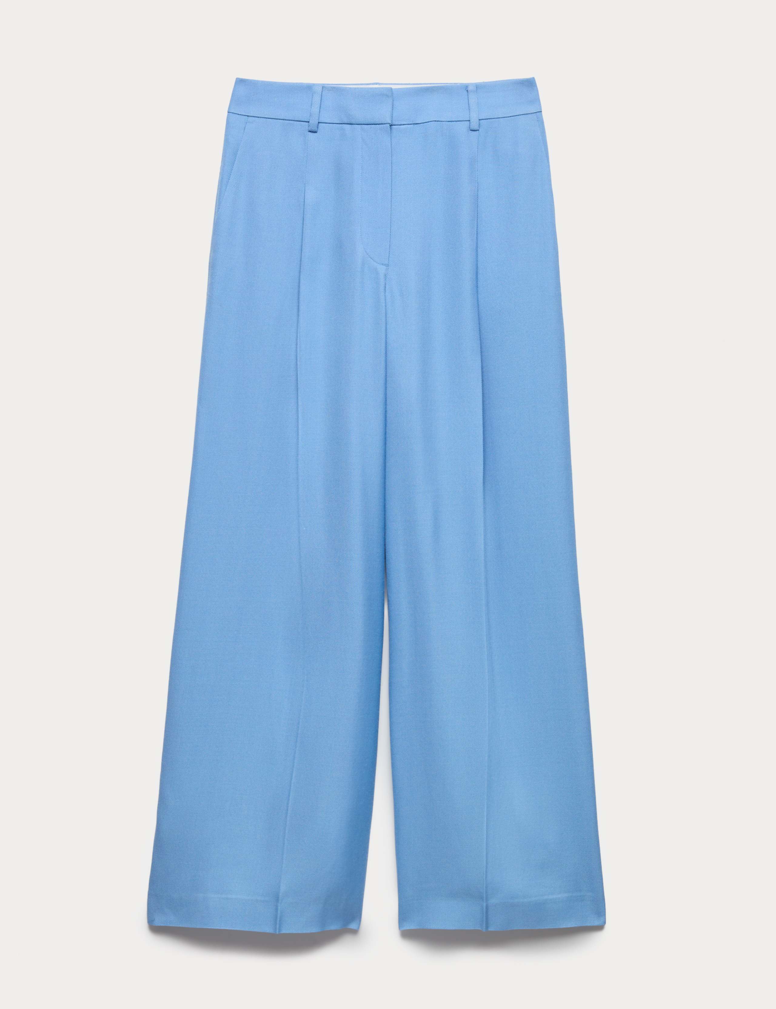 Tailored Wide Leg Trousers with Wool 1 of 1