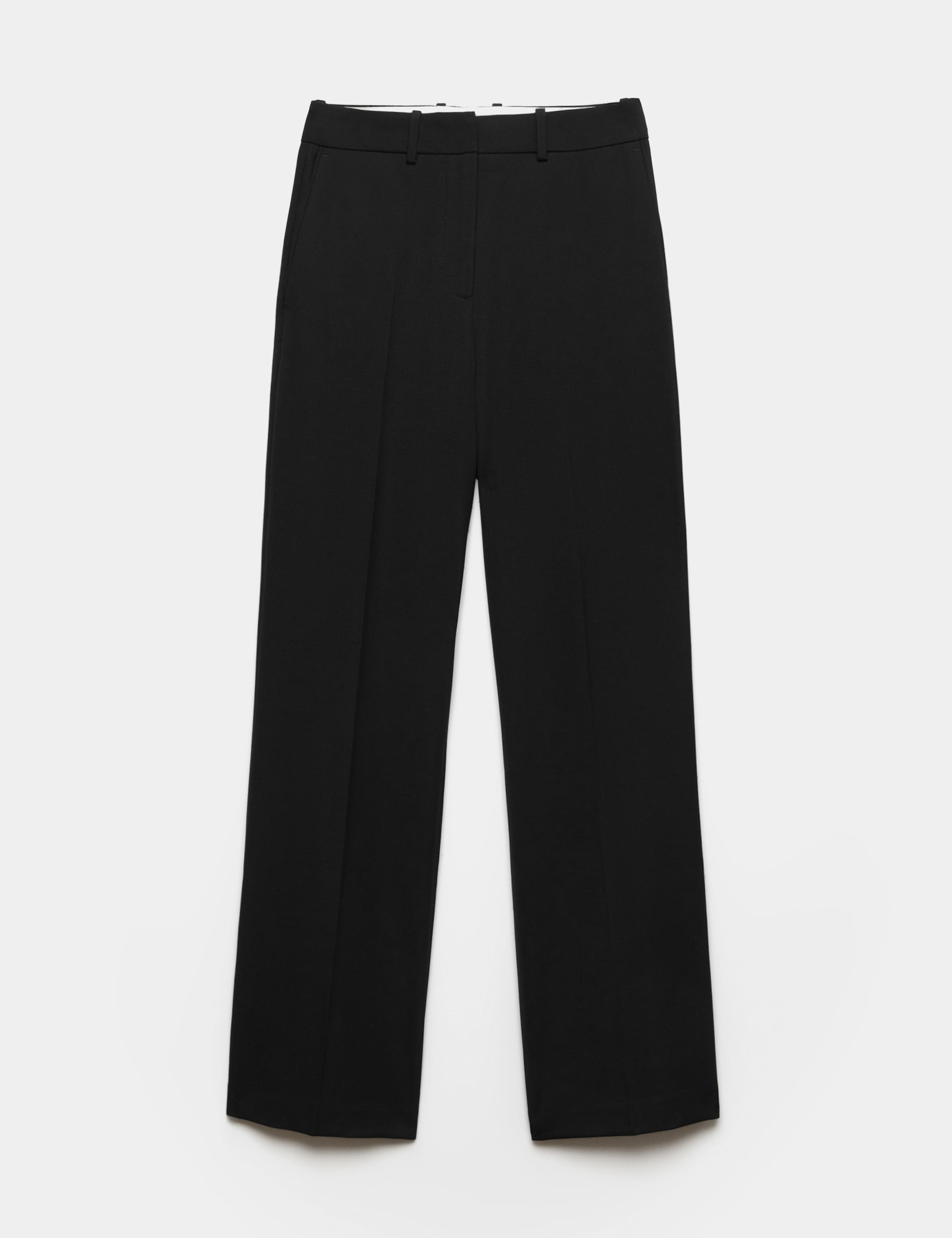 Pure Wool Tailored Straight Leg Trousers 2 of 7
