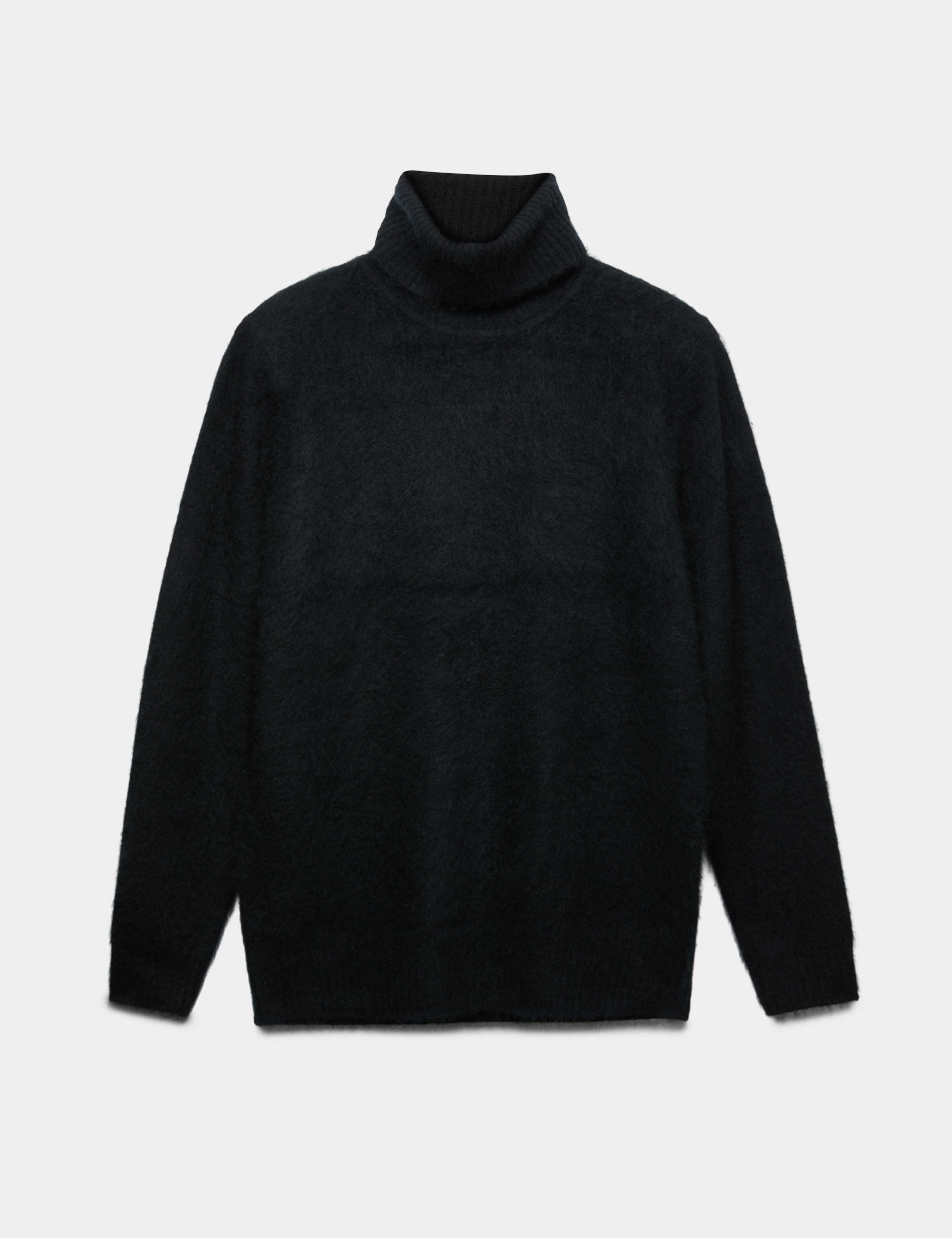 Pure Wool Brushed Roll Neck Jumper 2 of 7
