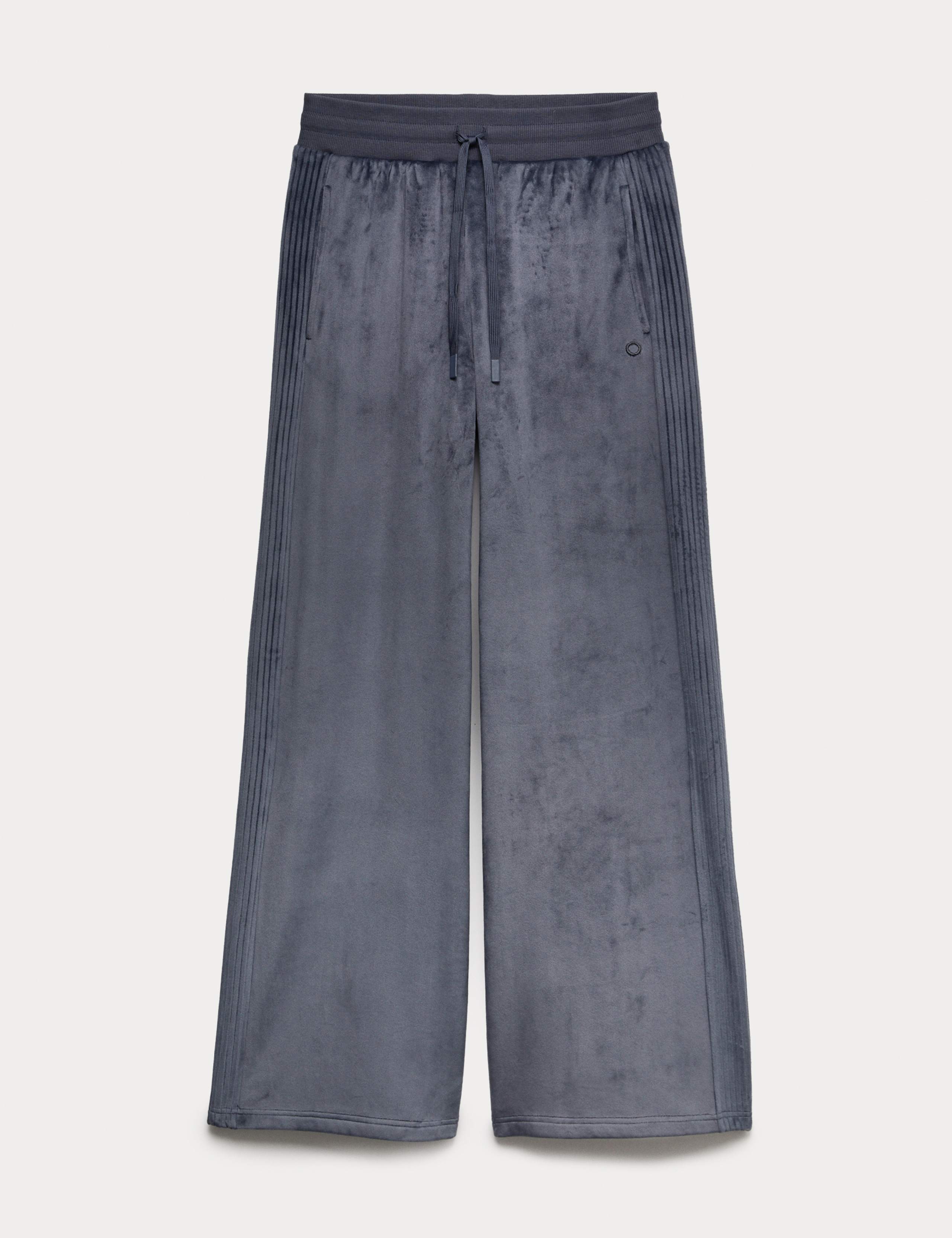 Super Soft Velour High Waisted Wide Leg Joggers 2 of 7