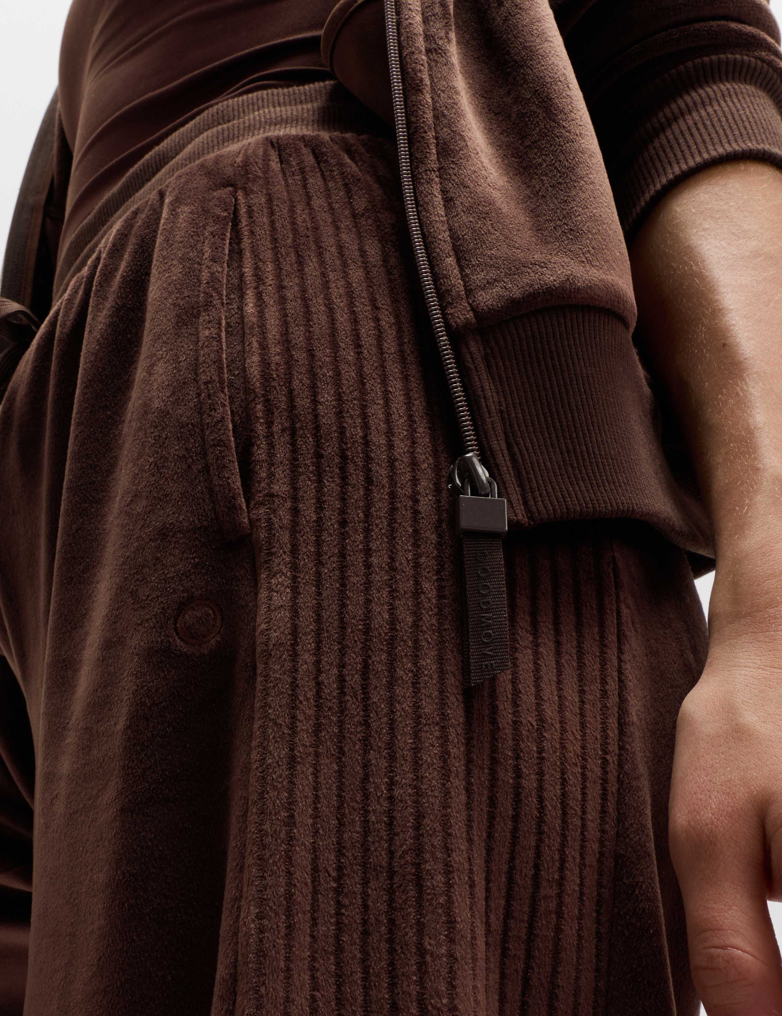 Velour High Waisted Wide Leg Joggers 5 of 6