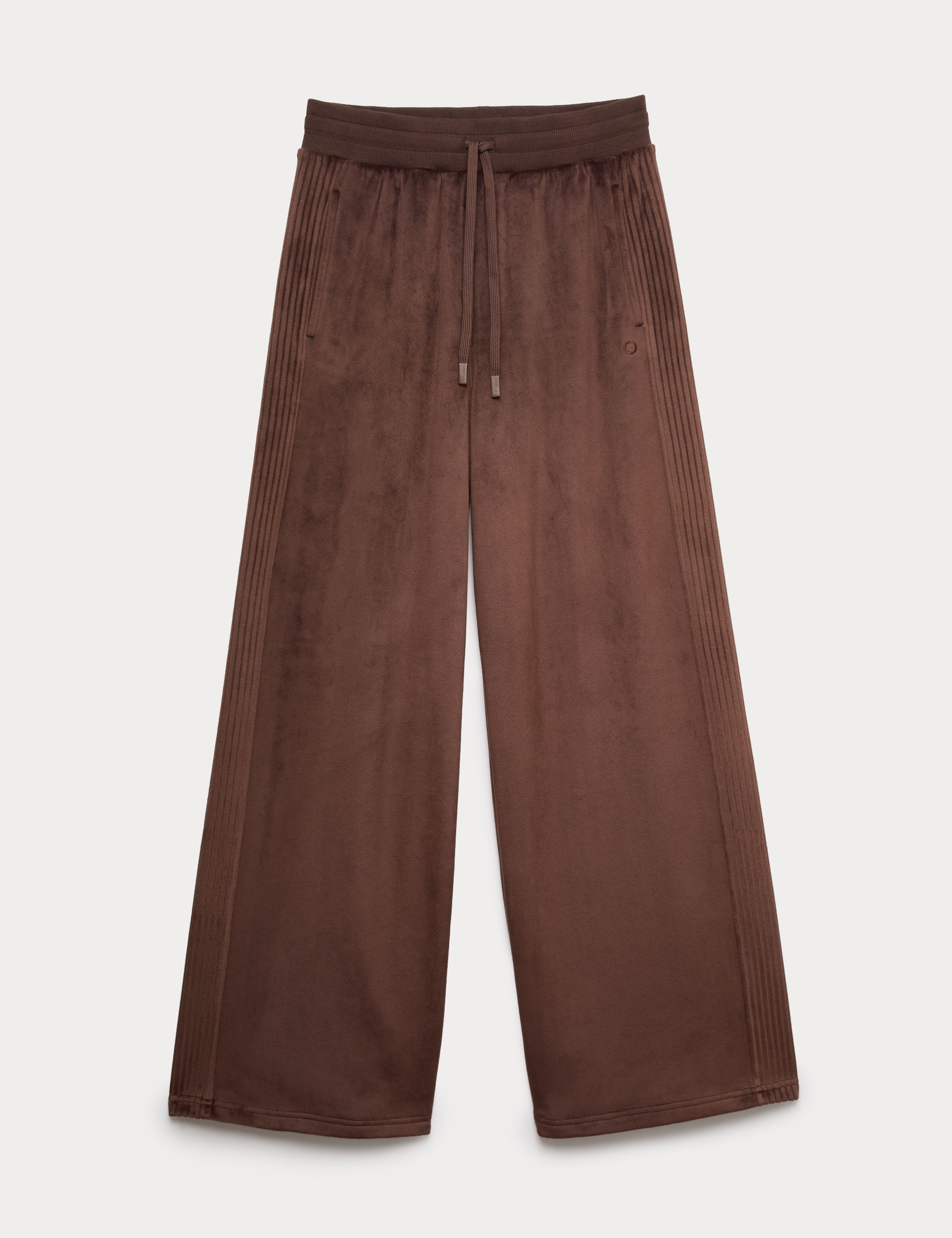 Velour High Waisted Wide Leg Joggers 2 of 6