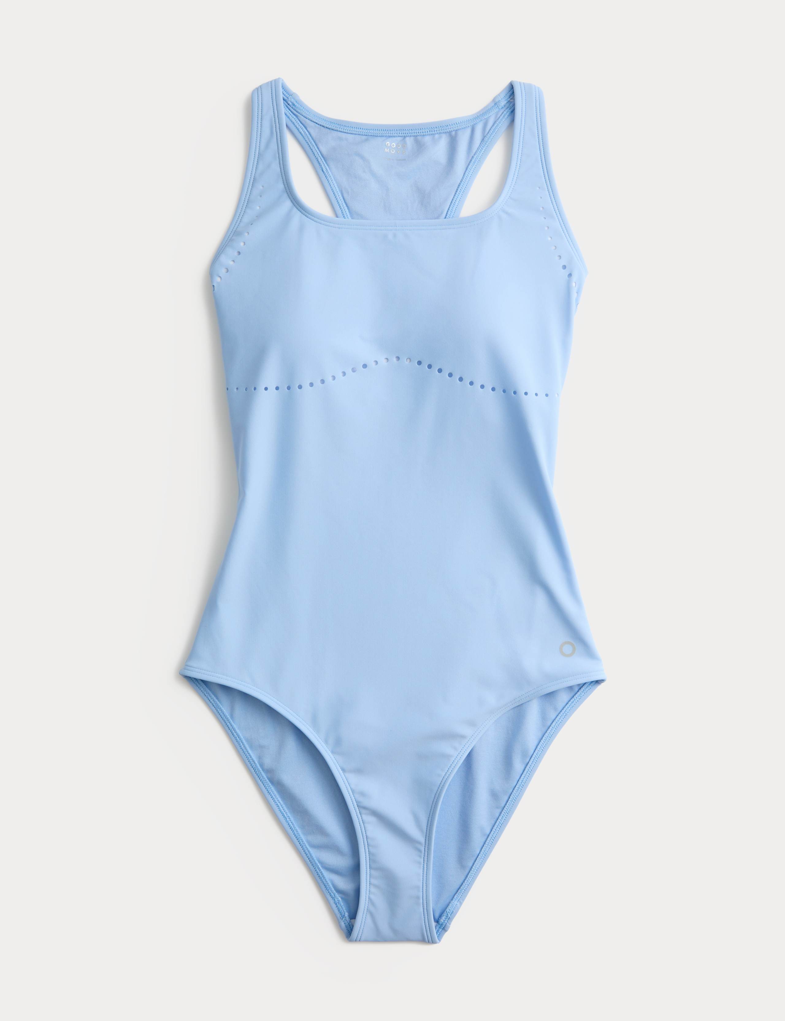 Padded Laser Cut Racer Back Swimsuit 2 of 6