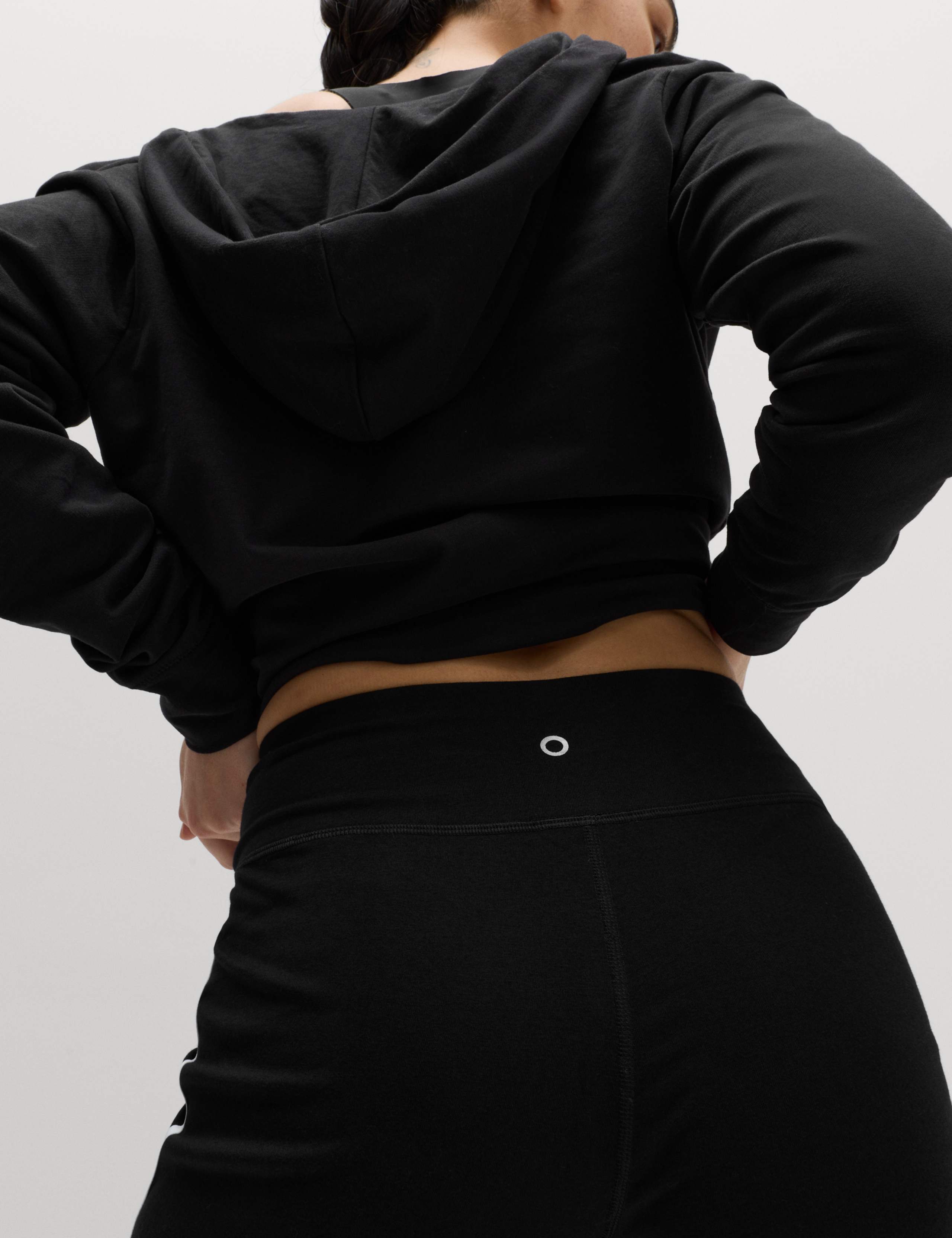 Go Easy Cotton Rich Side Stripe High Waisted Straight Leg Joggers 4 of 6