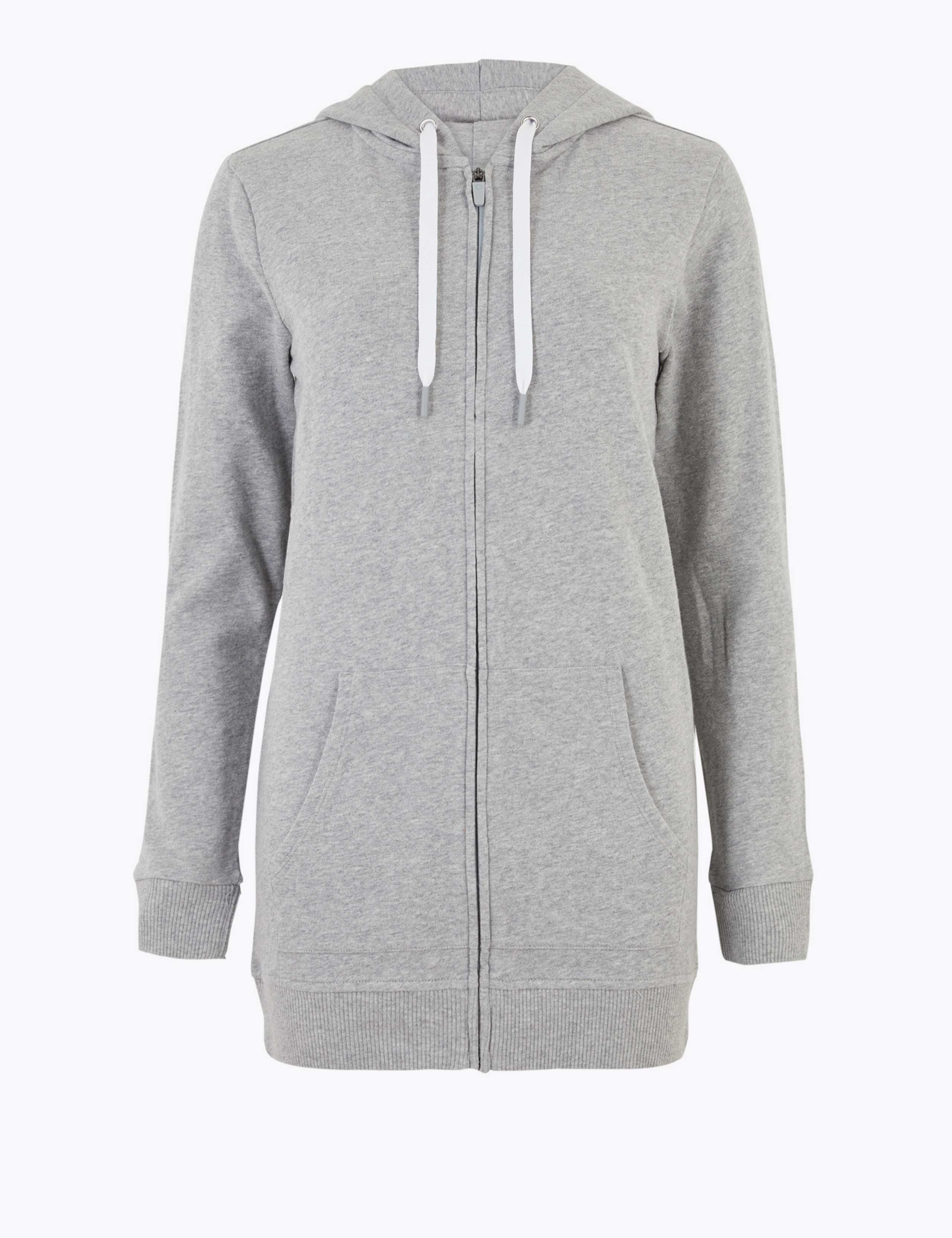 Pure Cotton Longline Hoodie 2 of 4