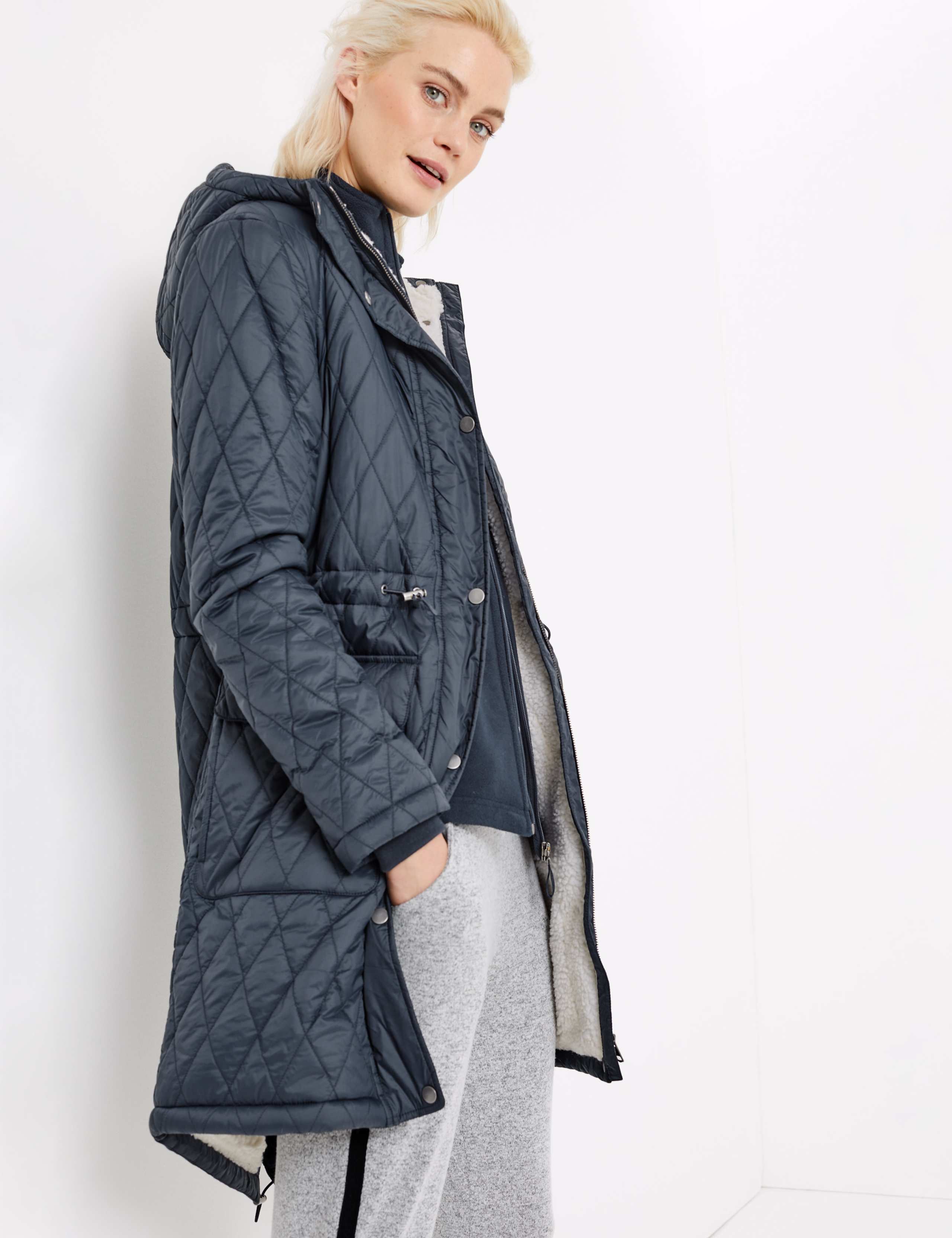 Quilted Borg Lined Parka 1 of 5