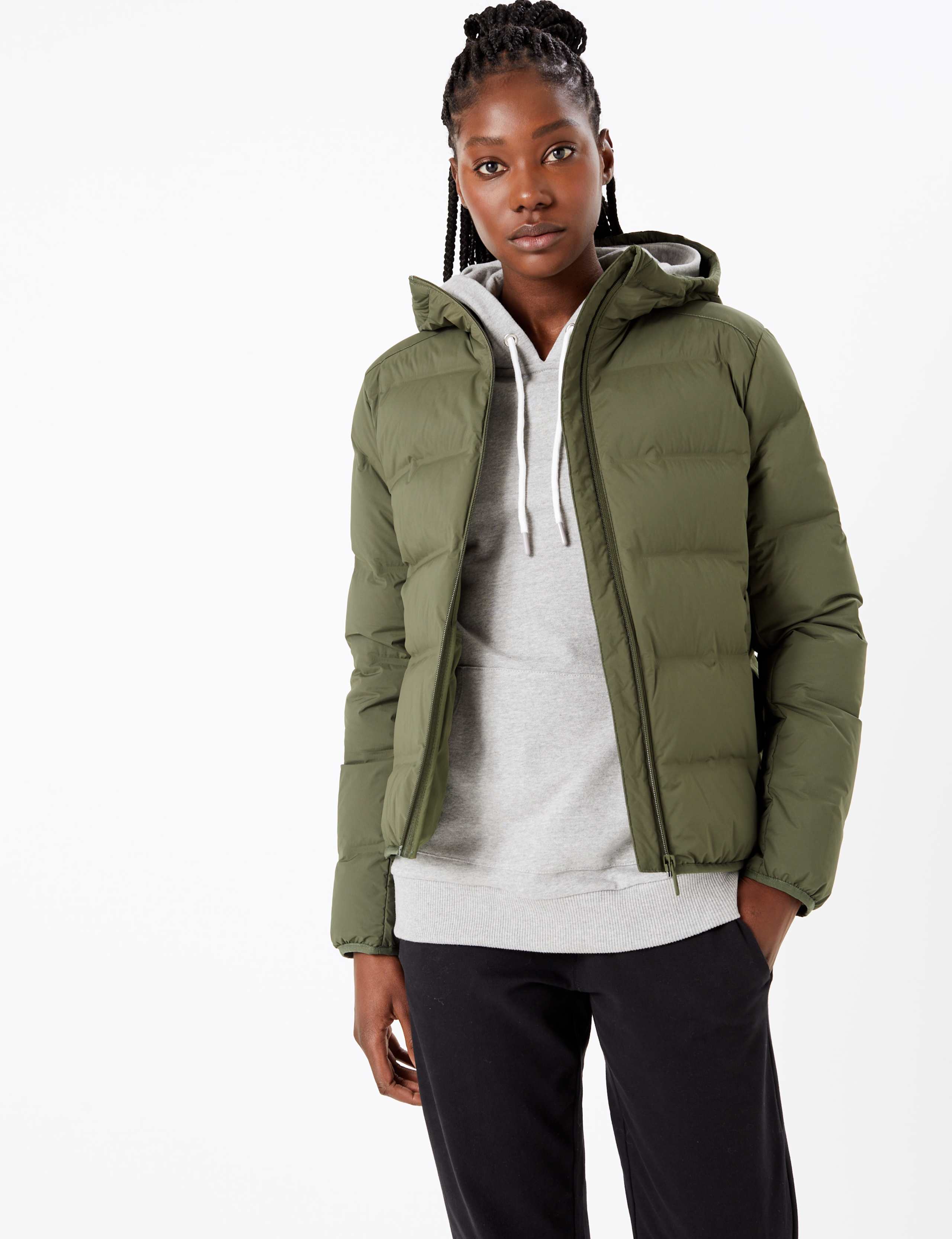 Heatseal Down & Feather Hooded Jacket 5 of 7