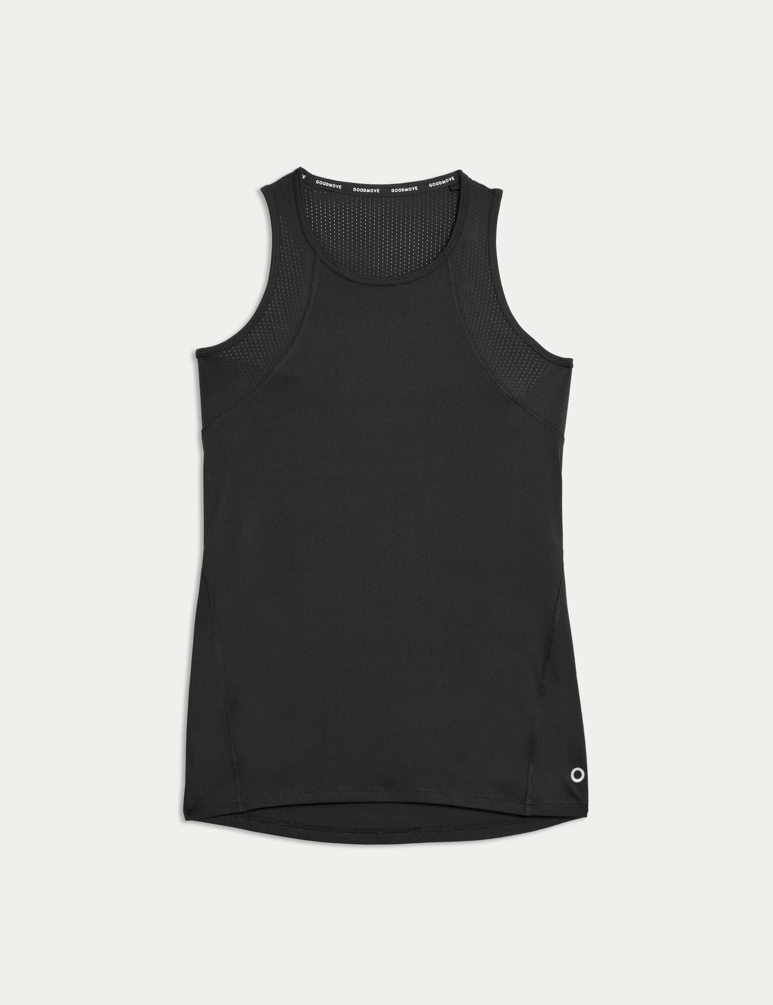 Scoop Neck Racer Back Vest Top 2 of 7
