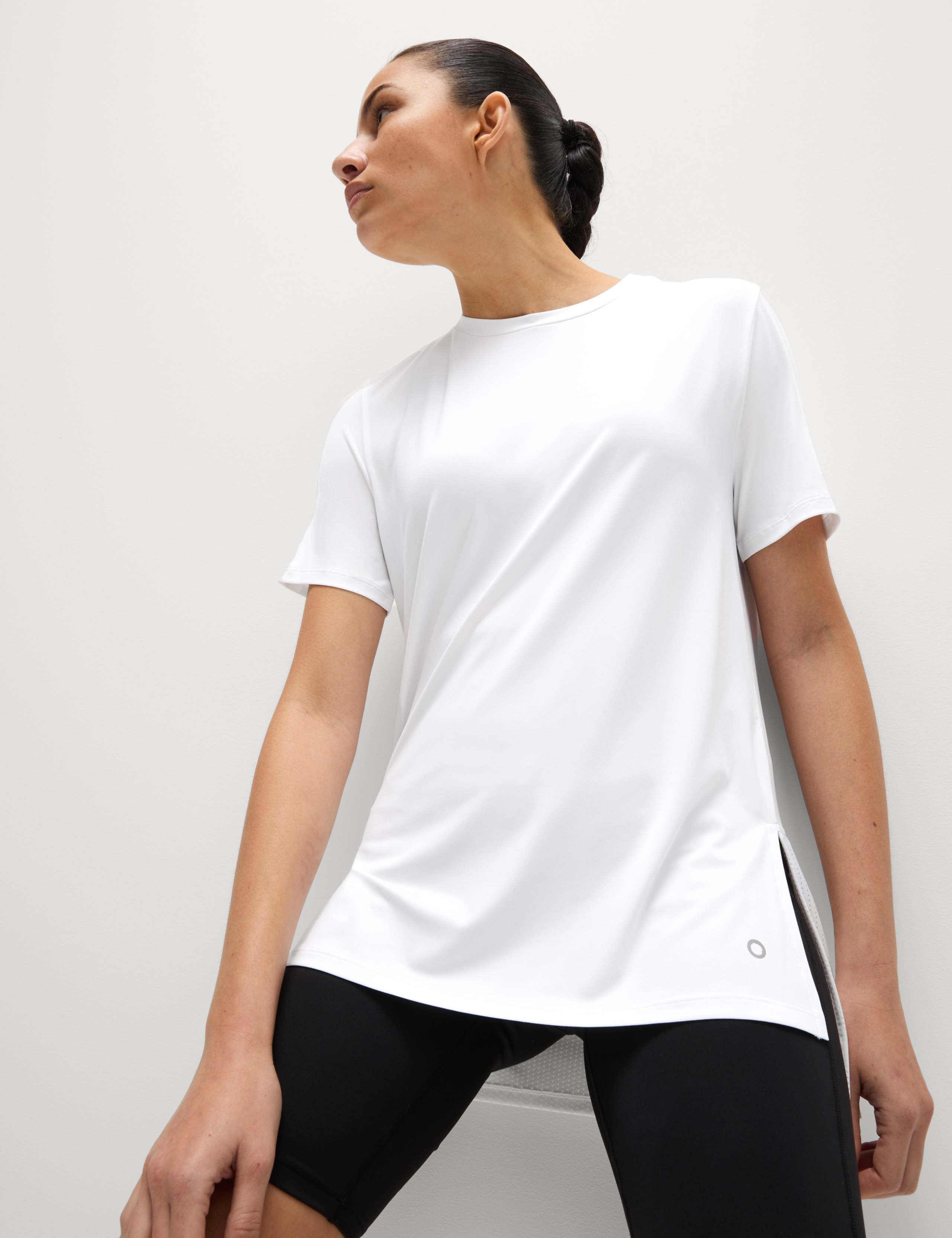 Scoop Neck Mesh Back T-Shirt 3 of 5