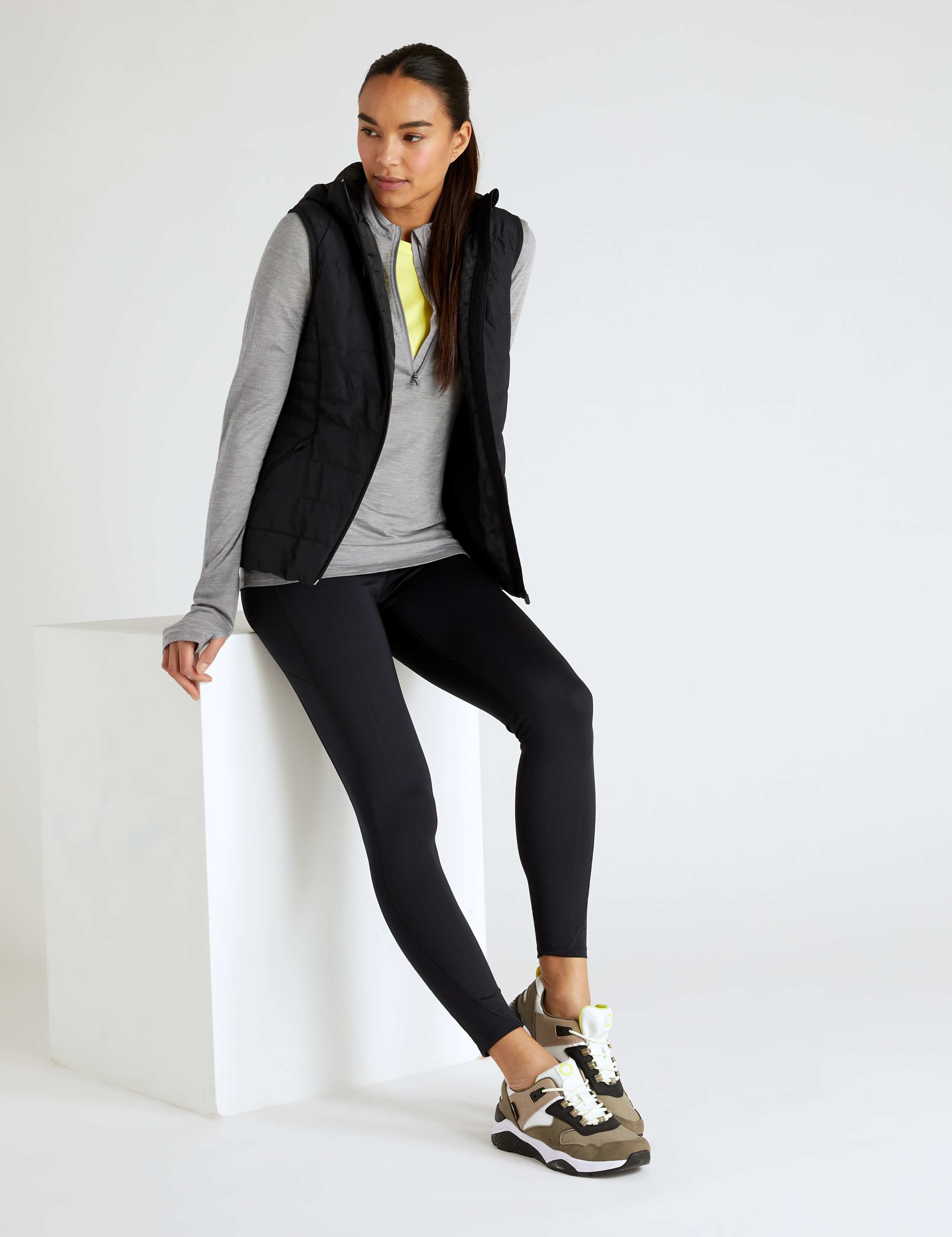Merinotec High Neck Half Zip Running Top 4 of 7