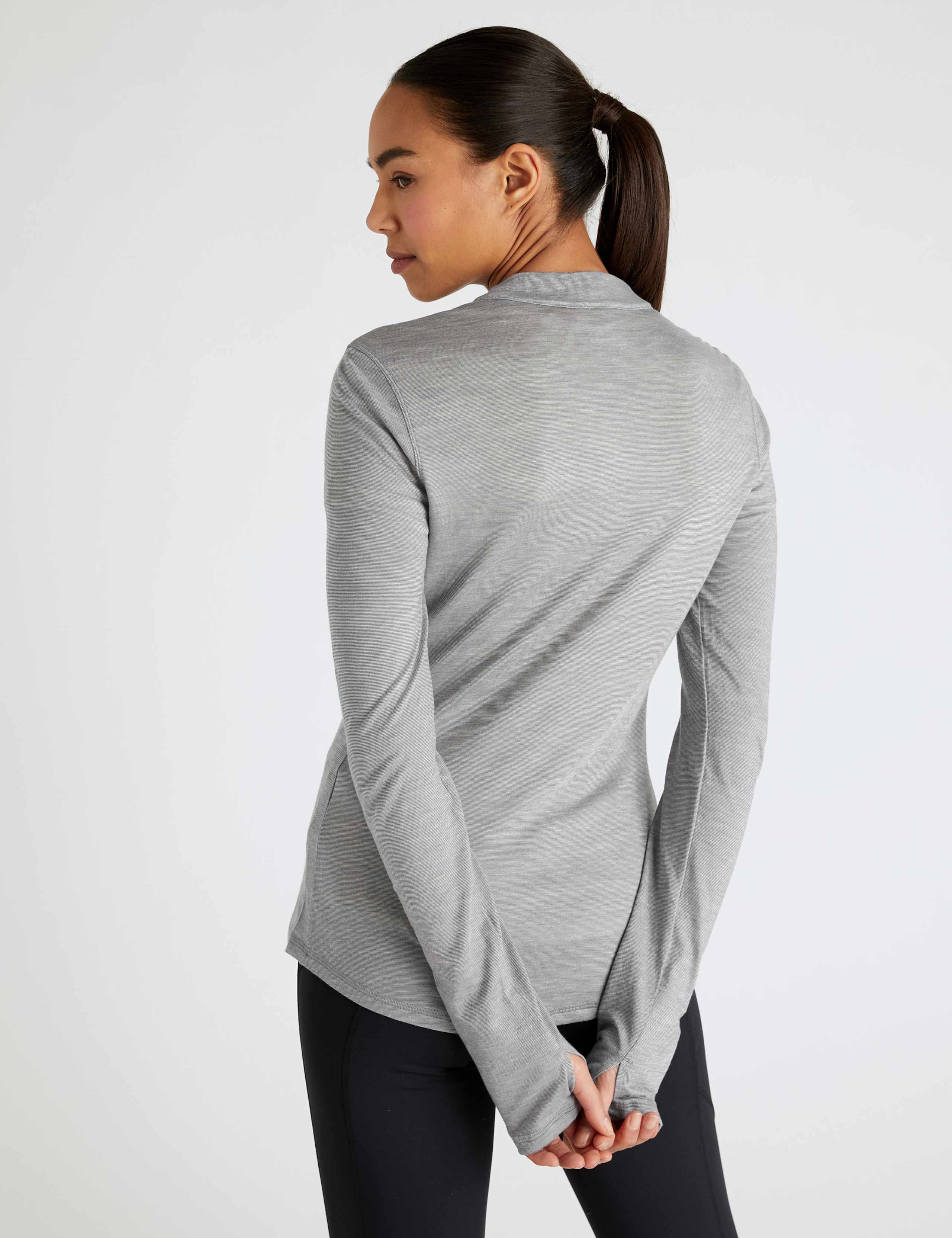 Merinotec High Neck Half Zip Running Top 5 of 7