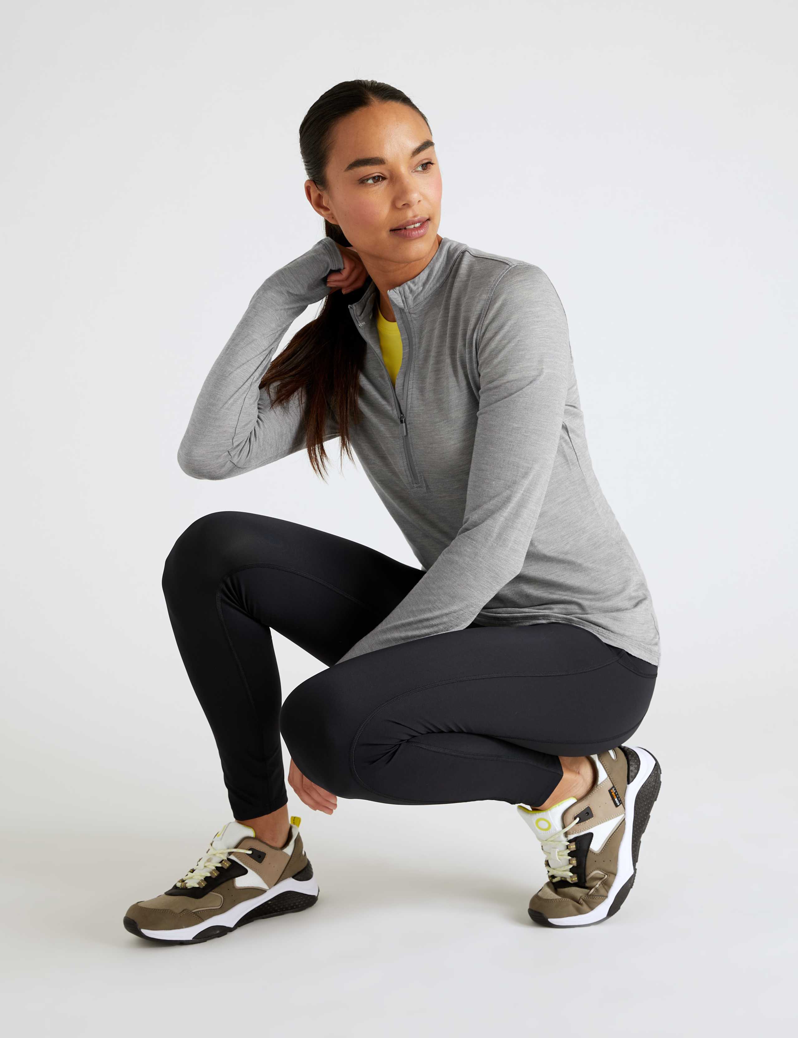 Merinotec High Neck Half Zip Running Top 6 of 7