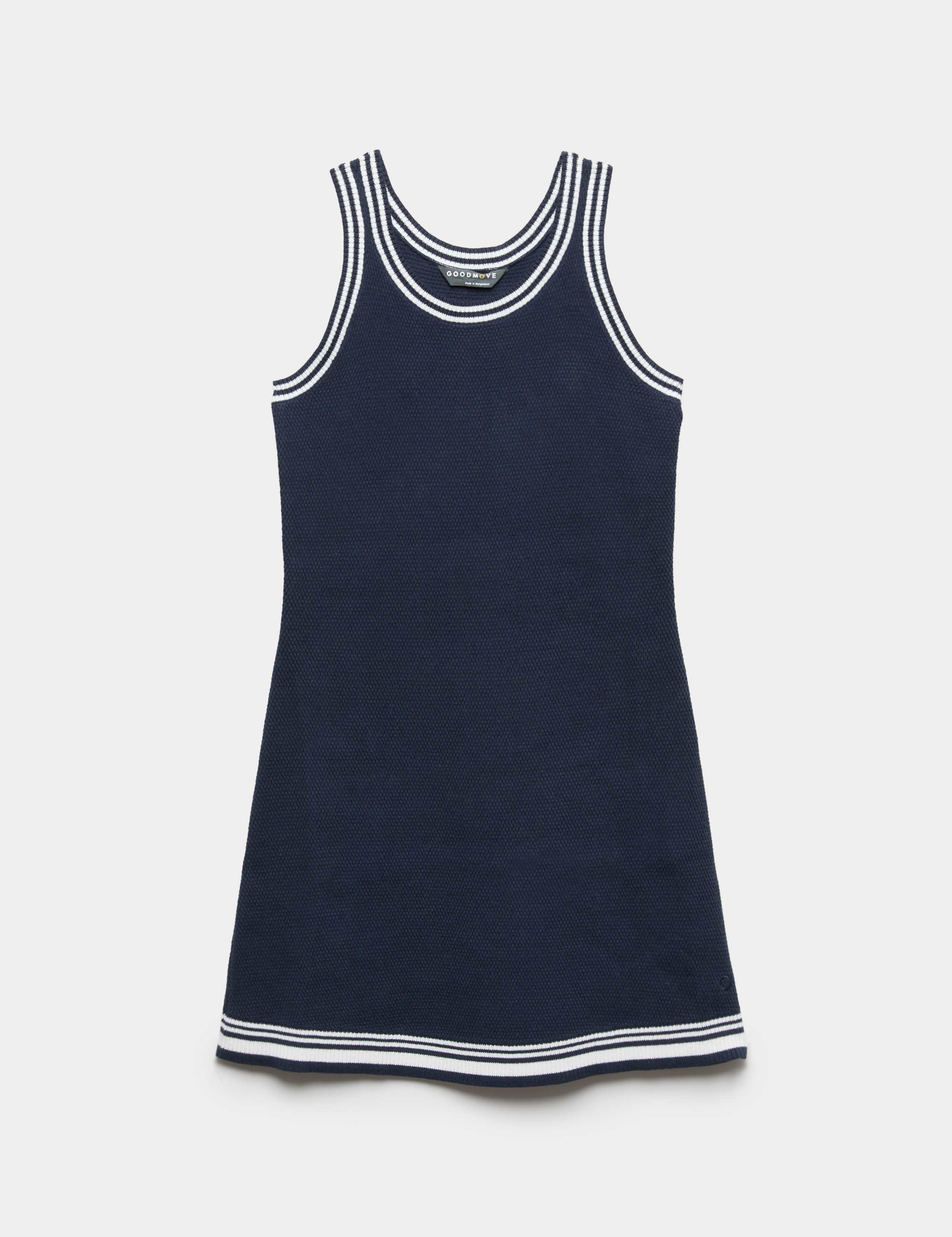 Cotton Rich Round Neck Fitted Sports Dress 2 of 5