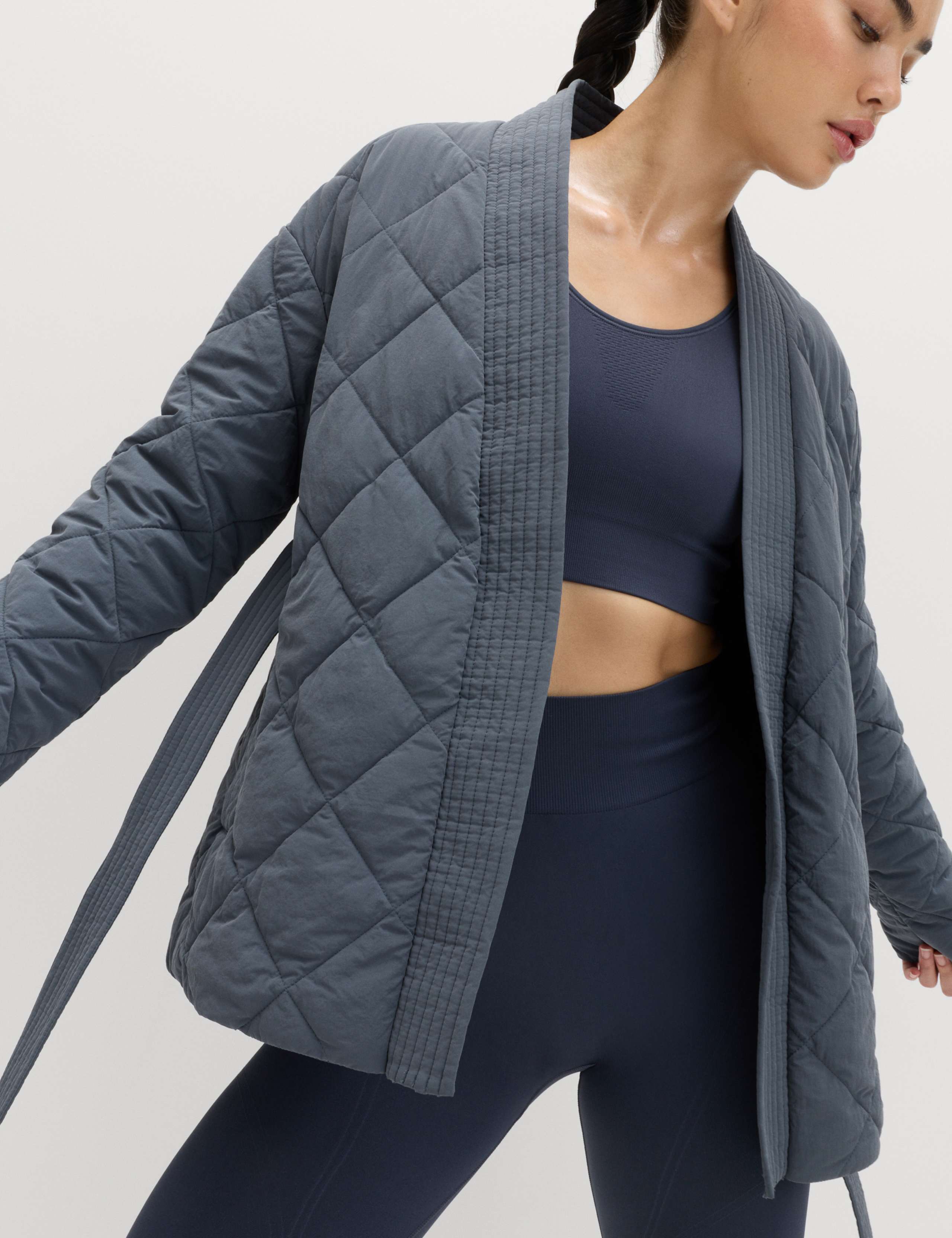 Stormwear™ Quilted Longline Wrap Jacket 5 of 5