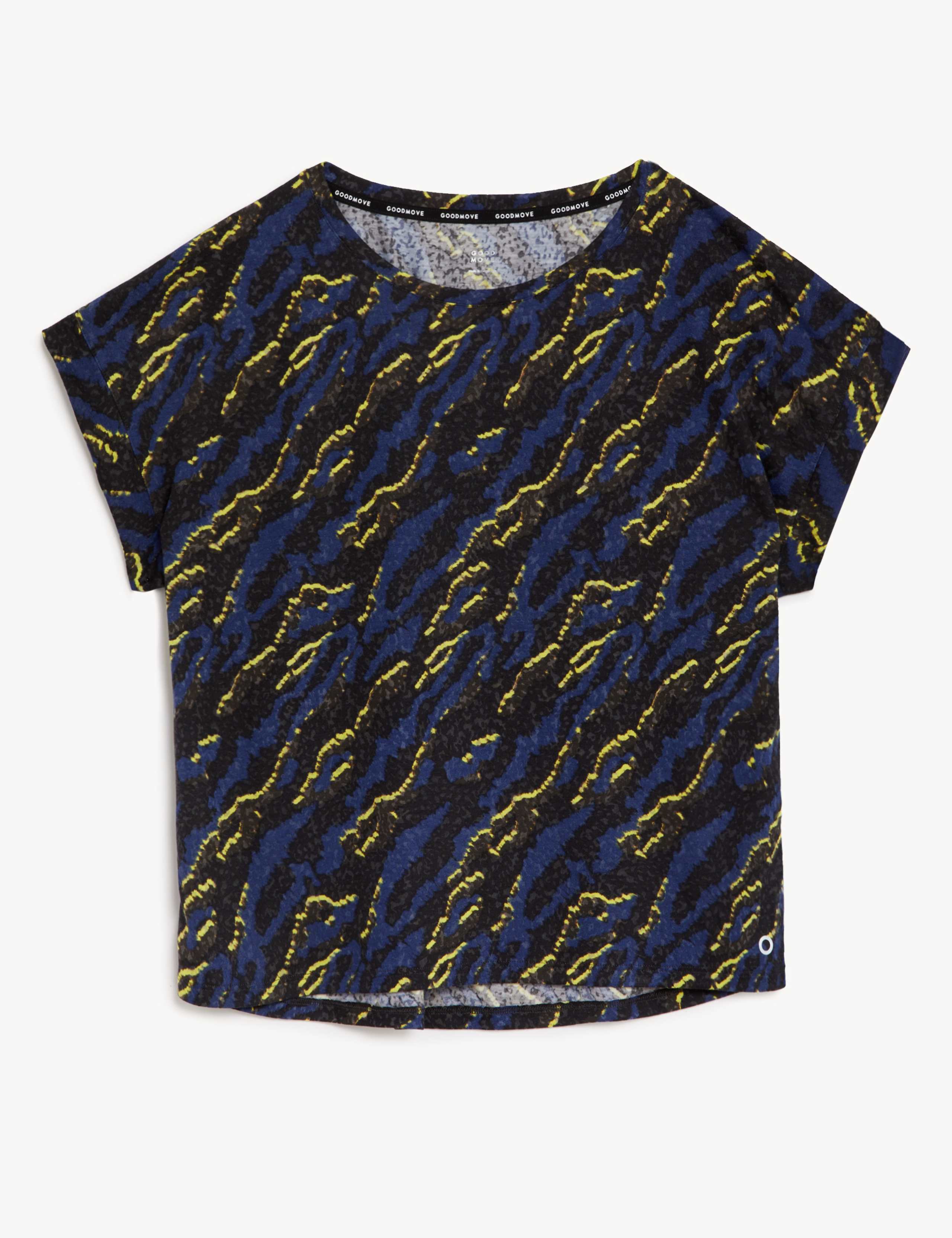 Printed Scoop Neck Relaxed T-Shirt 2 of 6