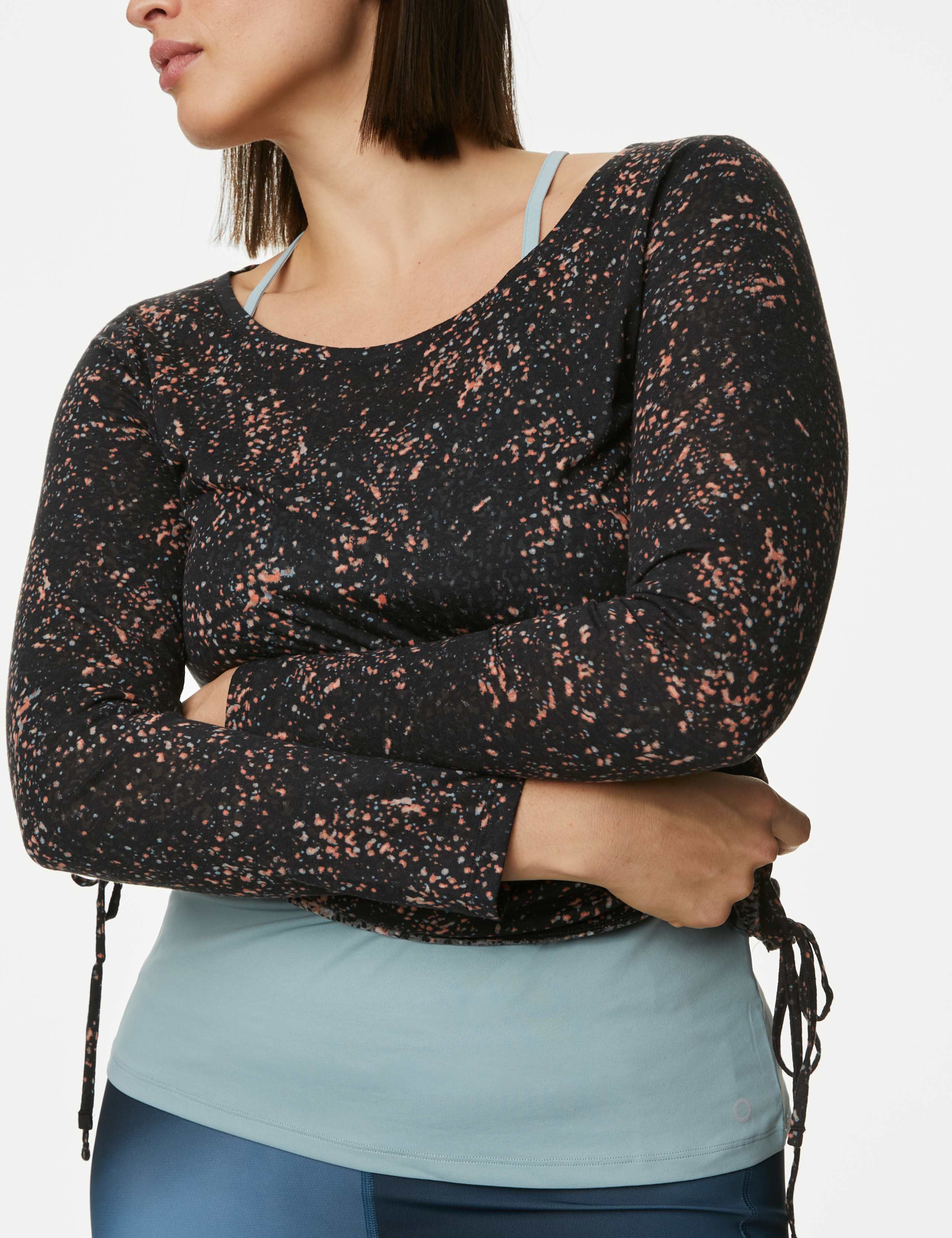 Scoop Neck Strappy Double Layer Top 7 of 10