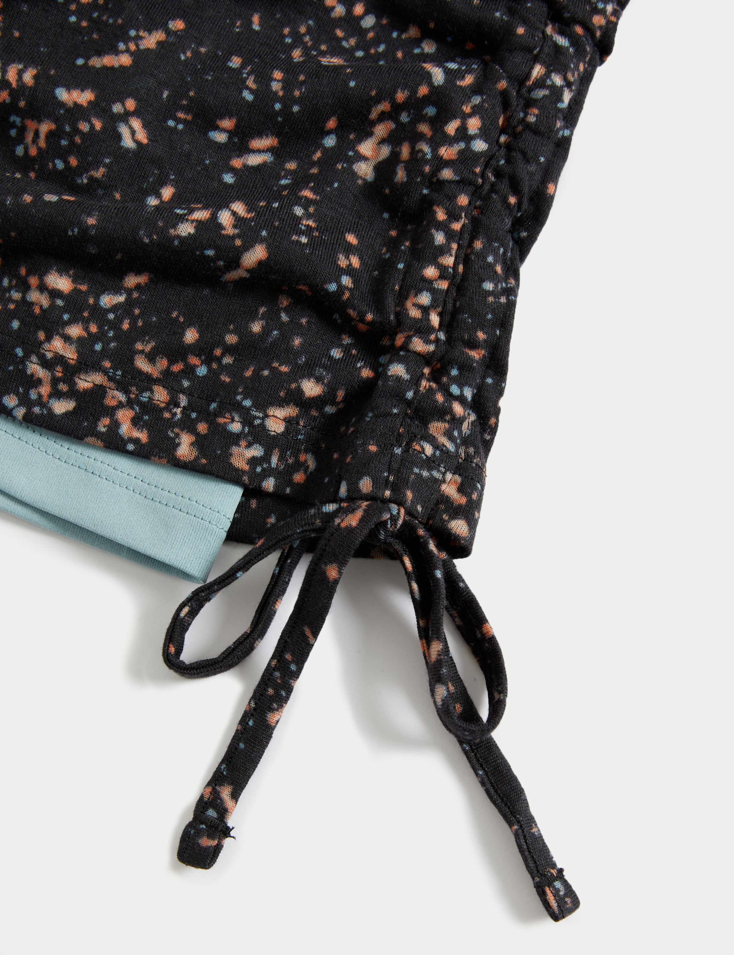 Scoop Neck Strappy Double Layer Top 8 of 10