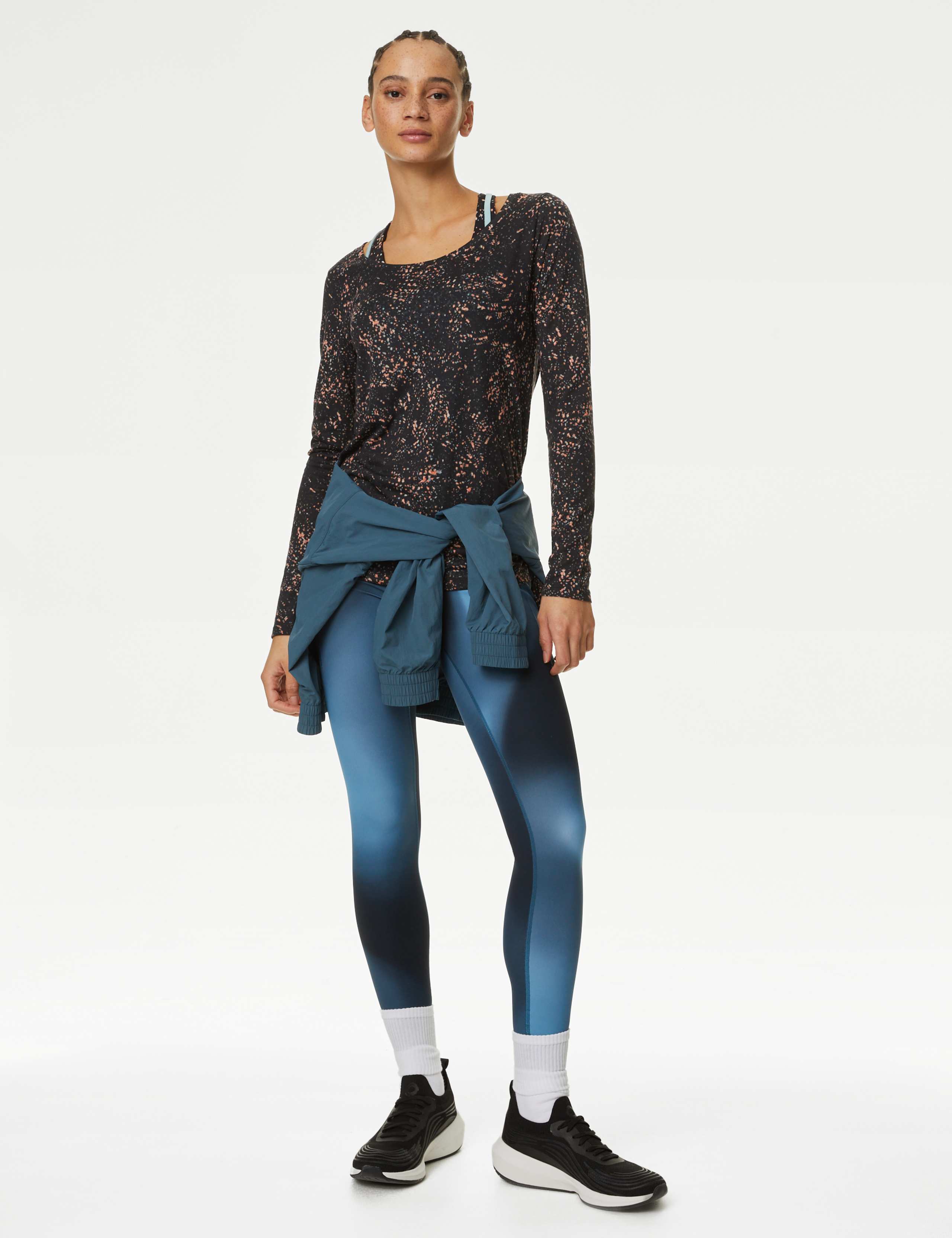 Scoop Neck Strappy Double Layer Top 9 of 10