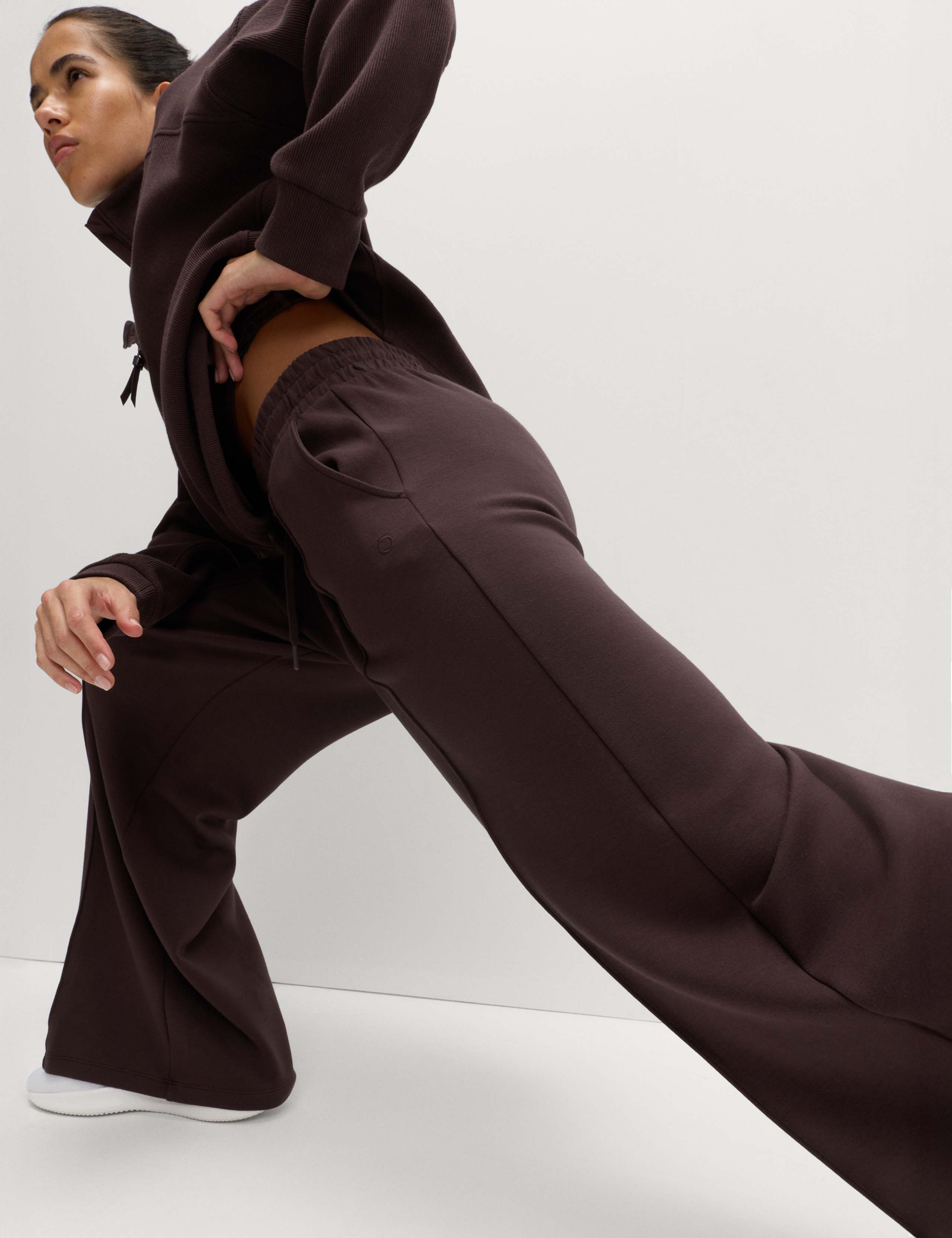 High Waisted Ultraluxe Wide Leg Trousers 1 of 6