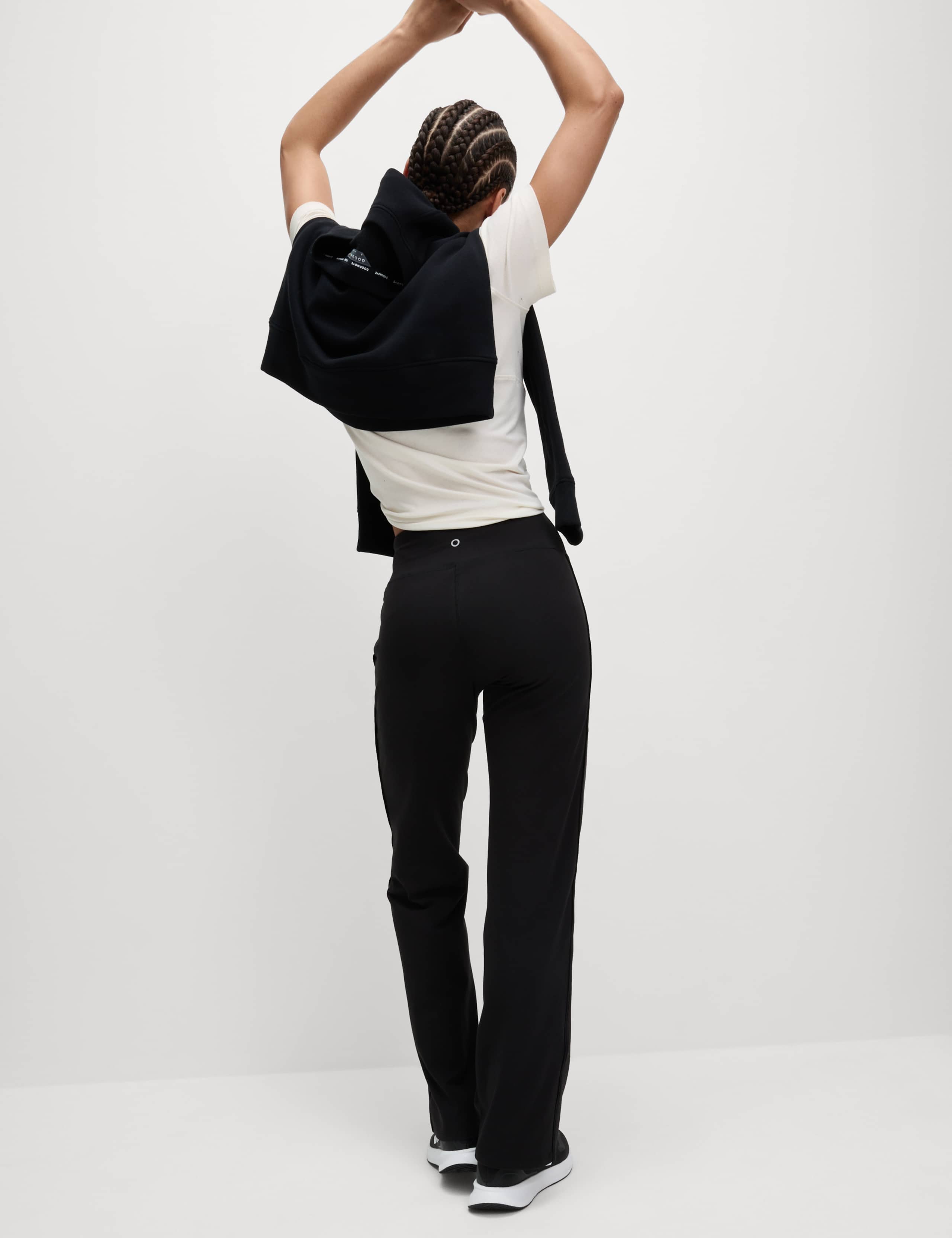 Cotton Rich Side Stripe Straight Leg Joggers 3 of 6