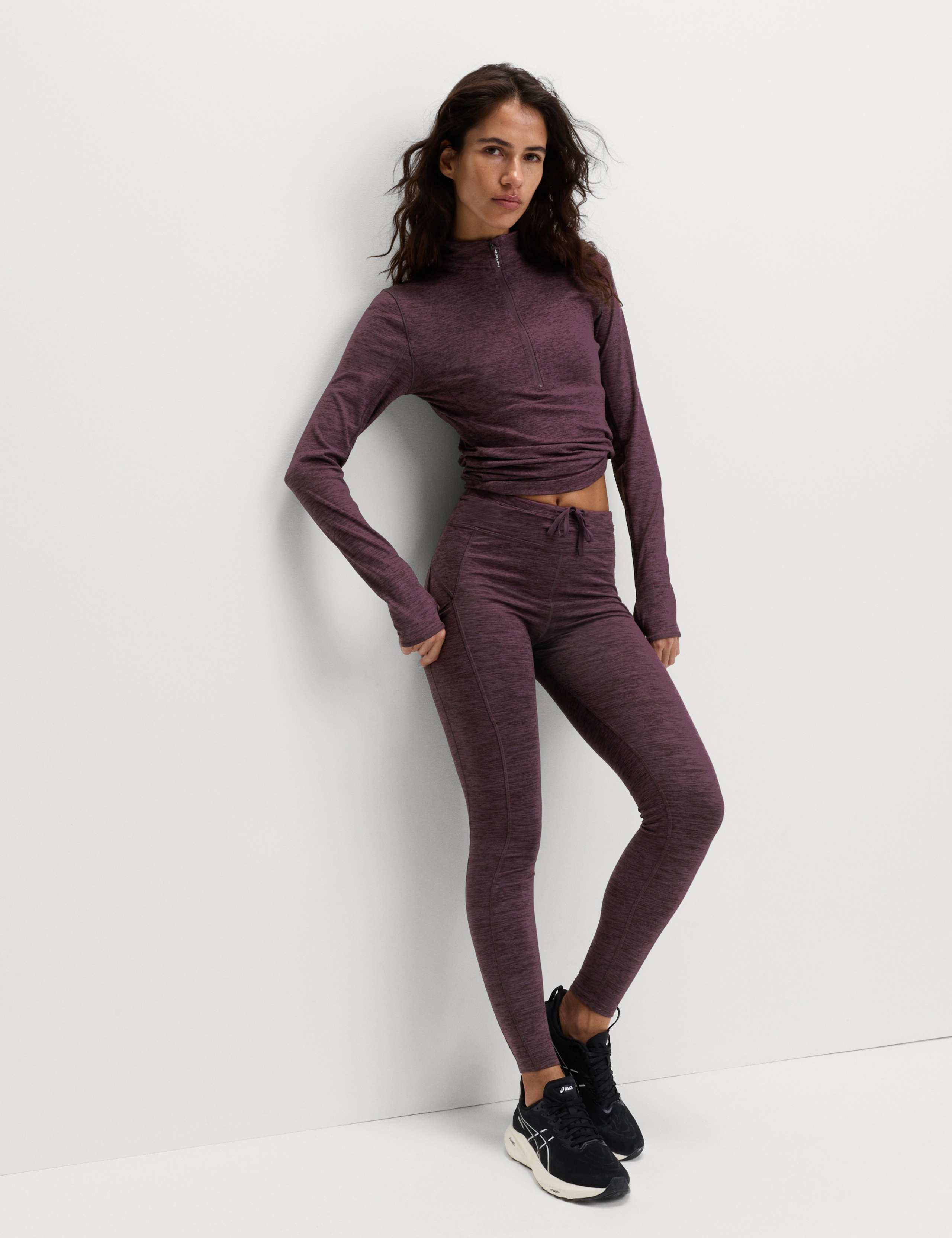 Funnel Neck Half Zip Running Top 3 of 5