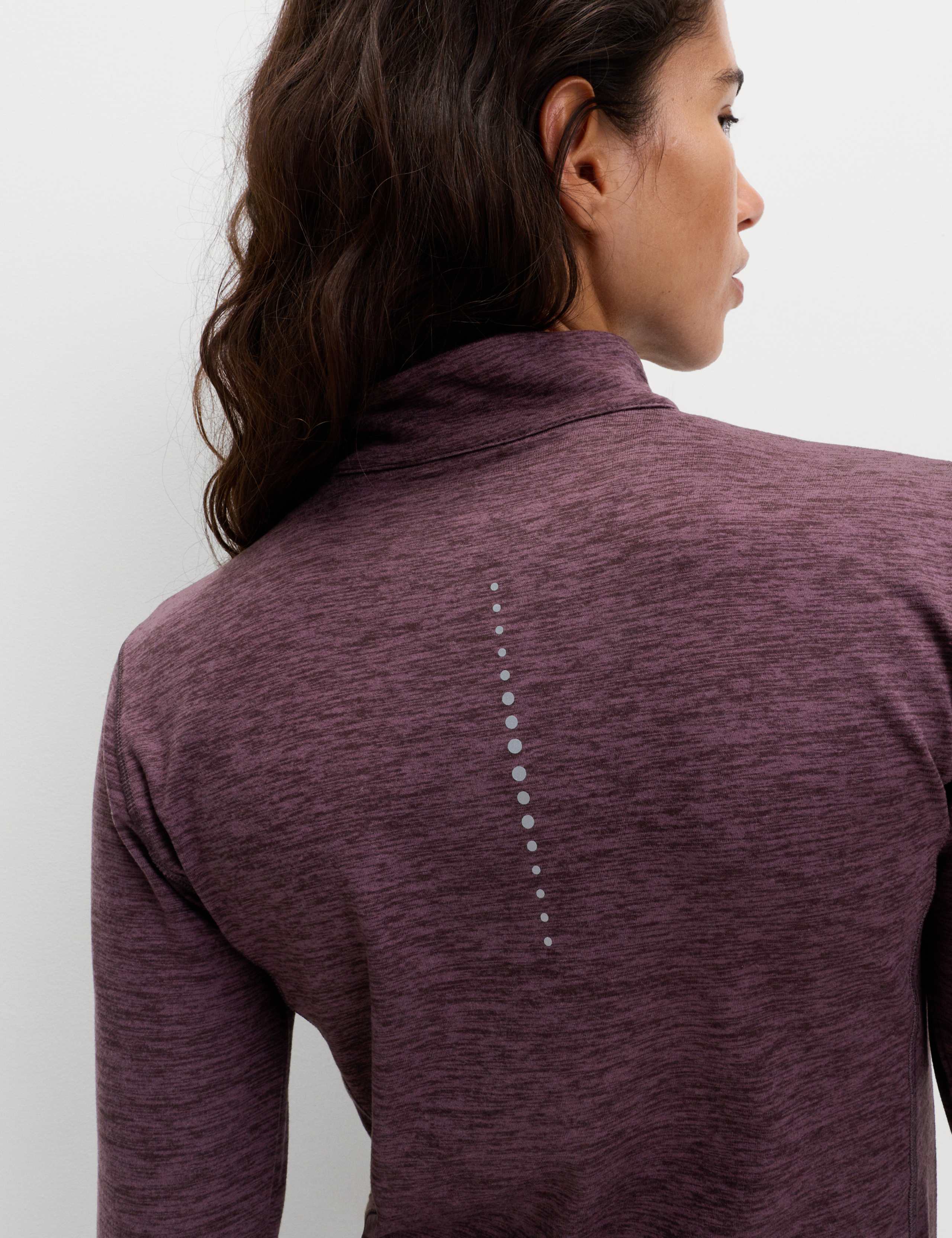 Funnel Neck Half Zip Running Top 5 of 5