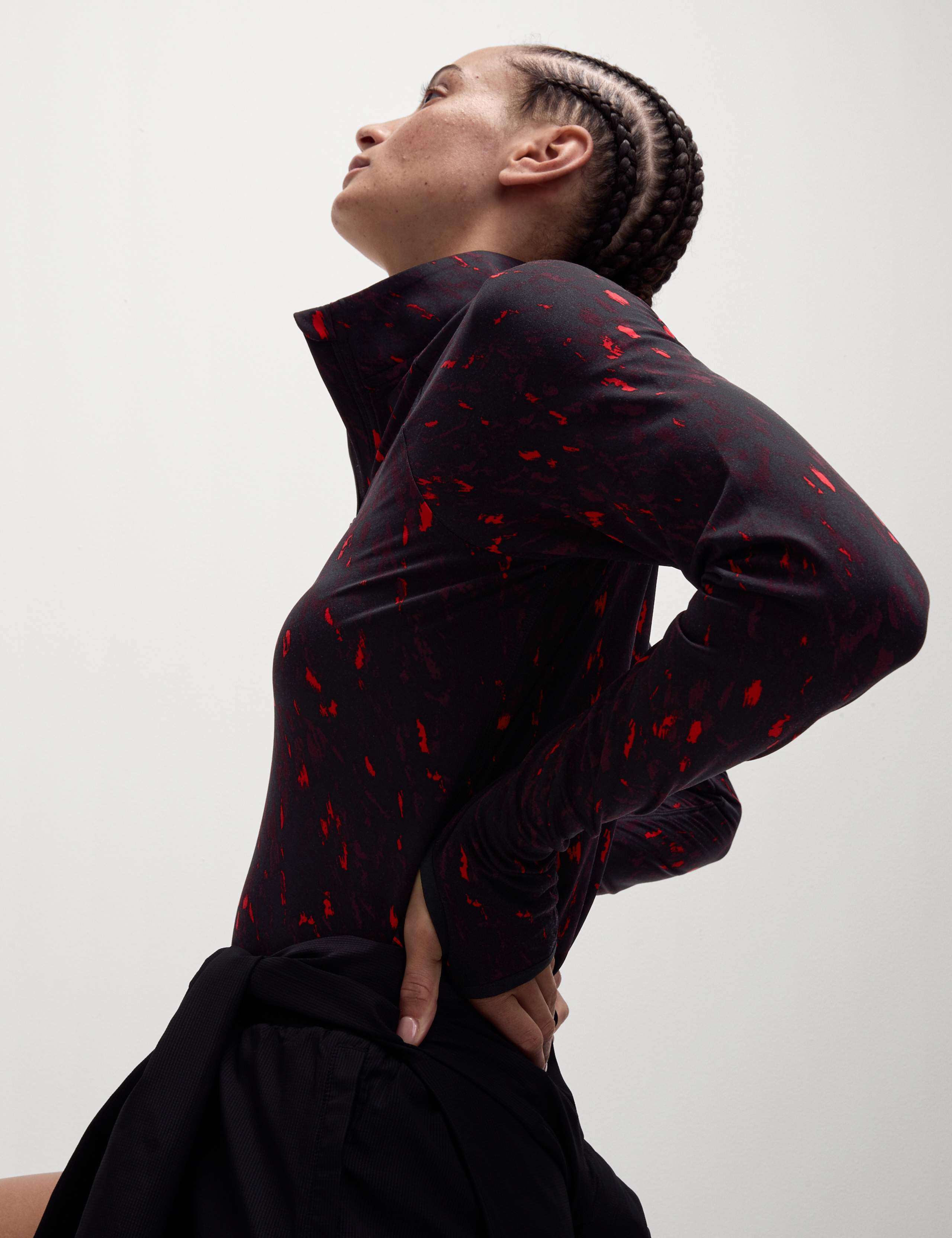 Ultraheat™ Printed Half Zip Running Top 3 of 8