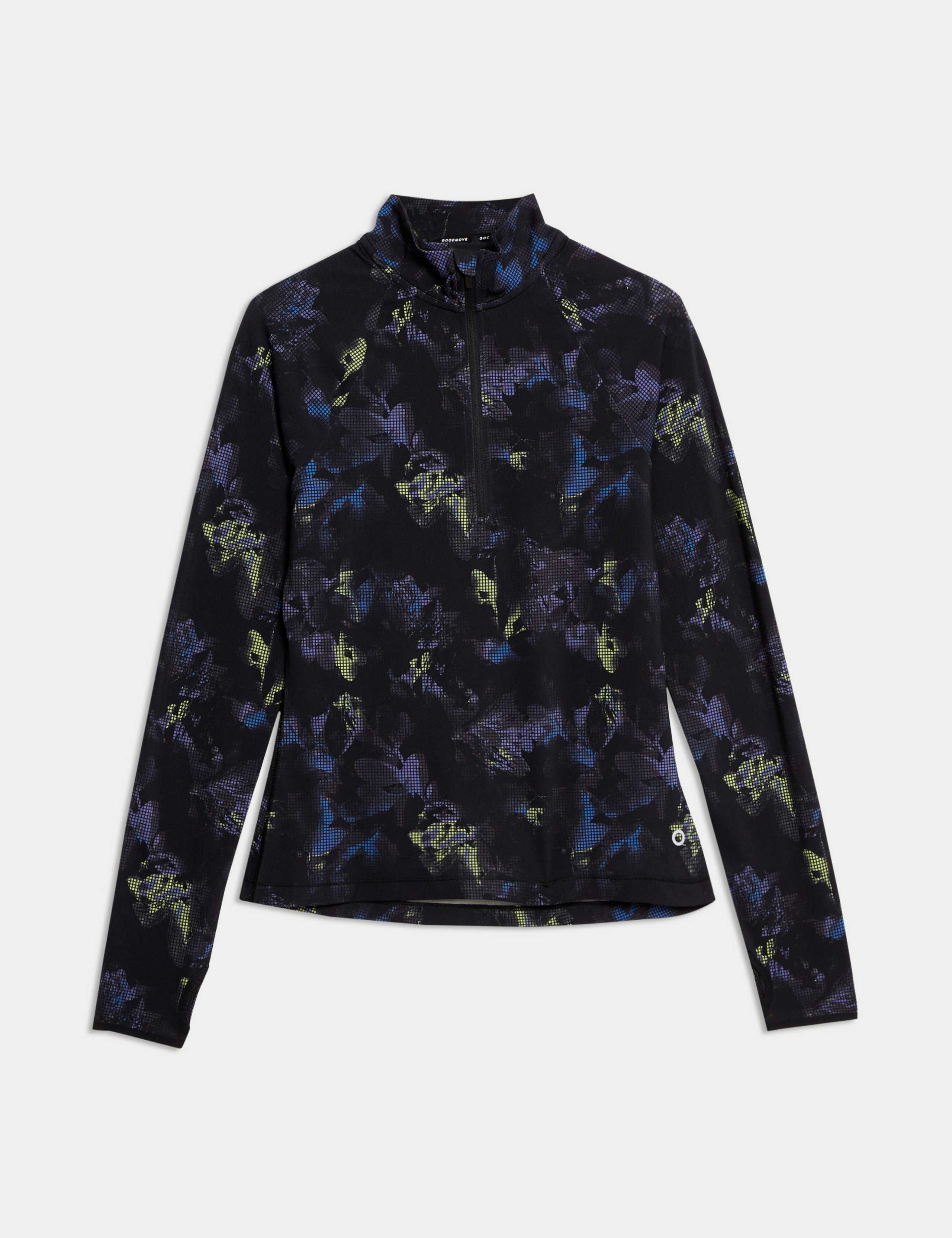 Ultraheat™ Printed Half Zip Running Top 2 of 7