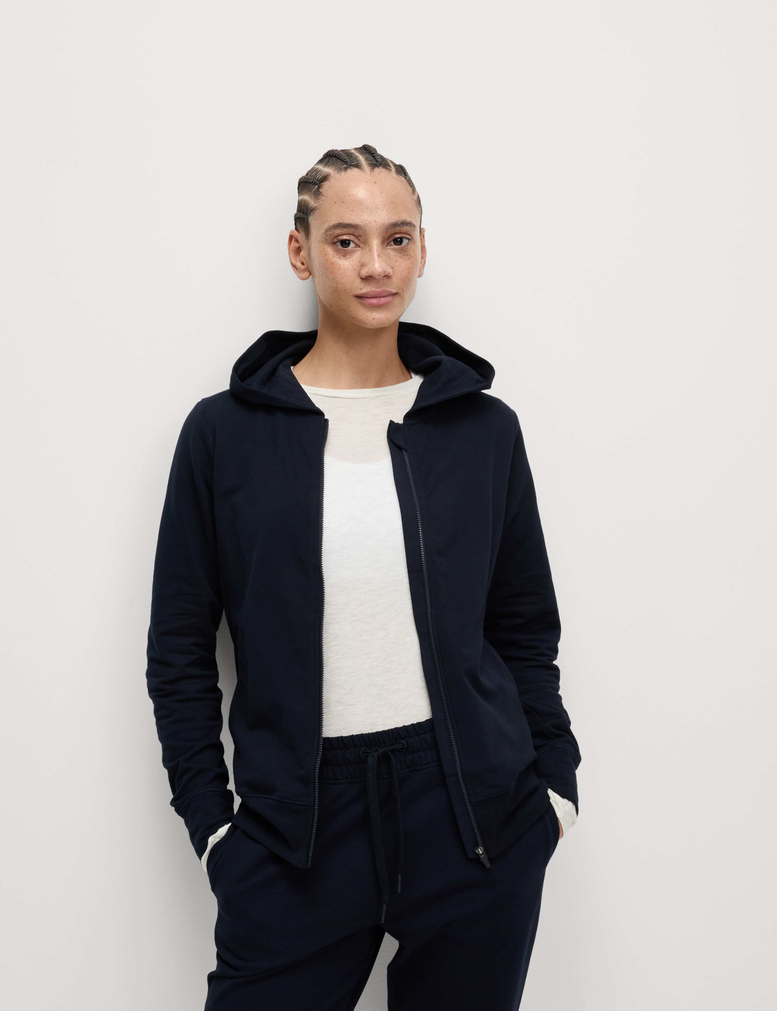 Cotton Rich Relaxed Zip Up Hoodie 5 of 6