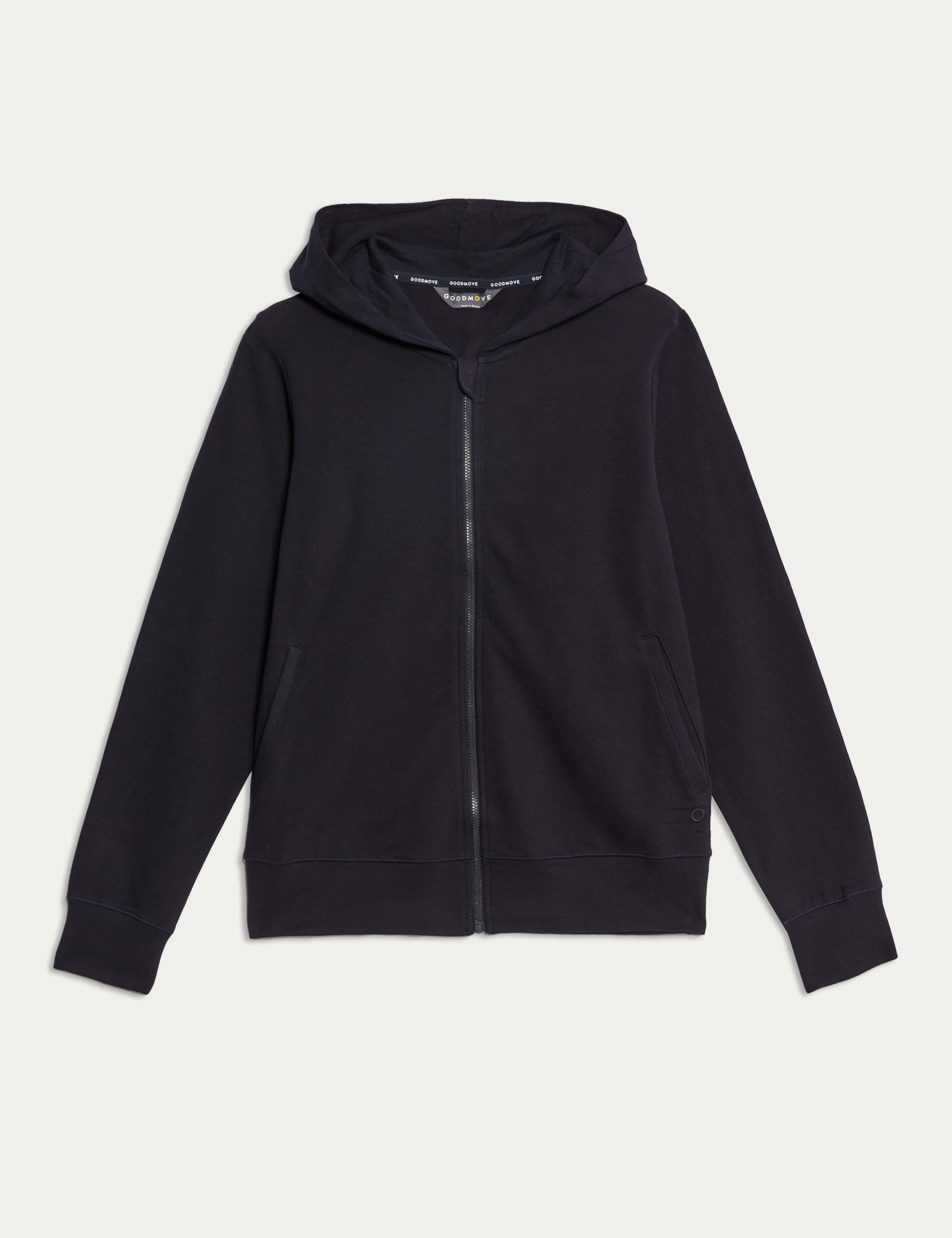 Cotton Rich Relaxed Zip Up Hoodie 2 of 6