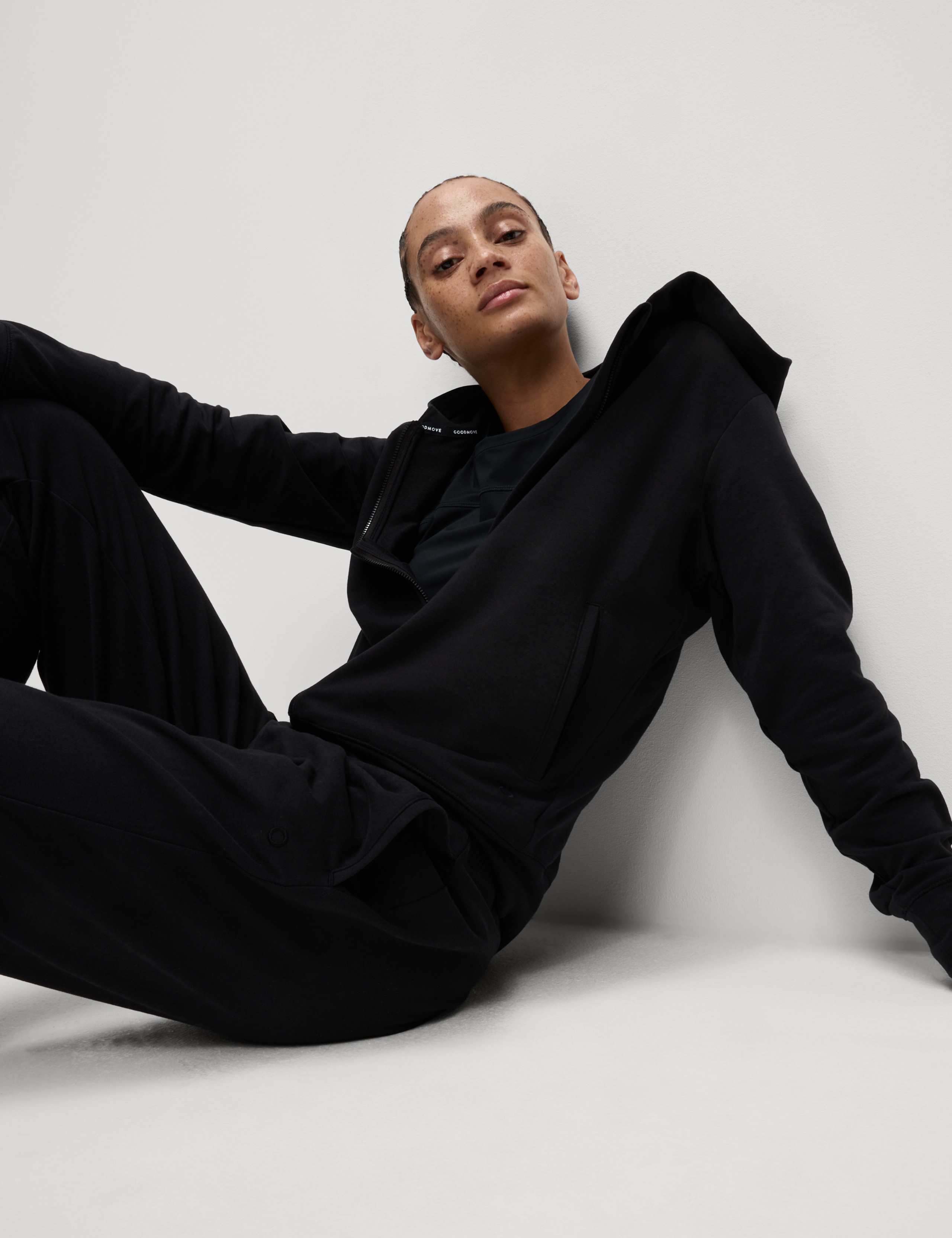 Cotton Rich Relaxed Zip Up Hoodie 3 of 6