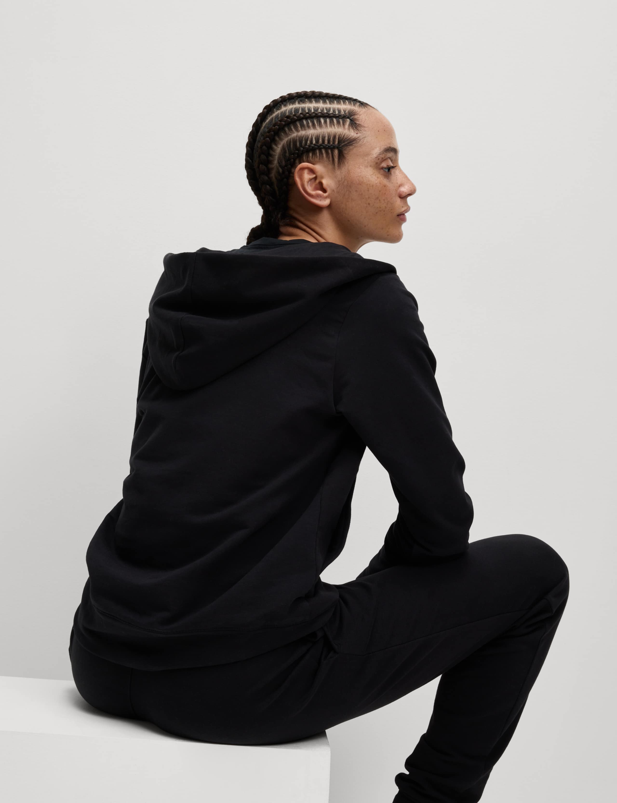 Cotton Rich Relaxed Zip Up Hoodie 5 of 6