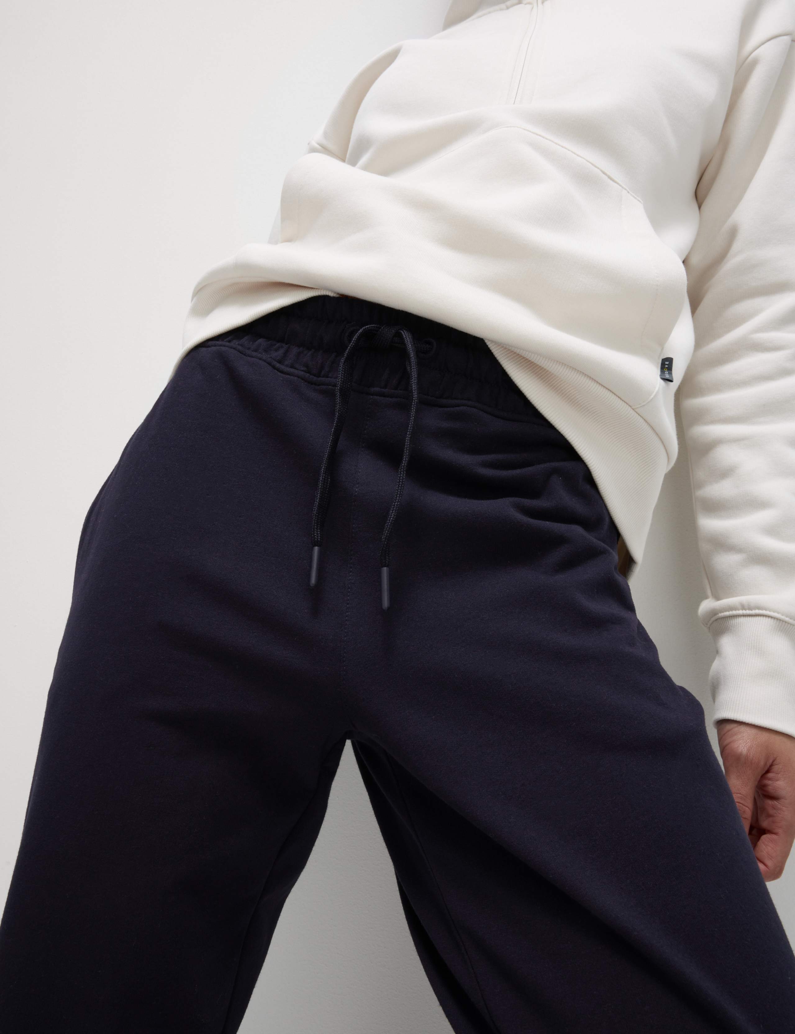 Cotton Rich Cuffed High Waisted Joggers 1 of 6