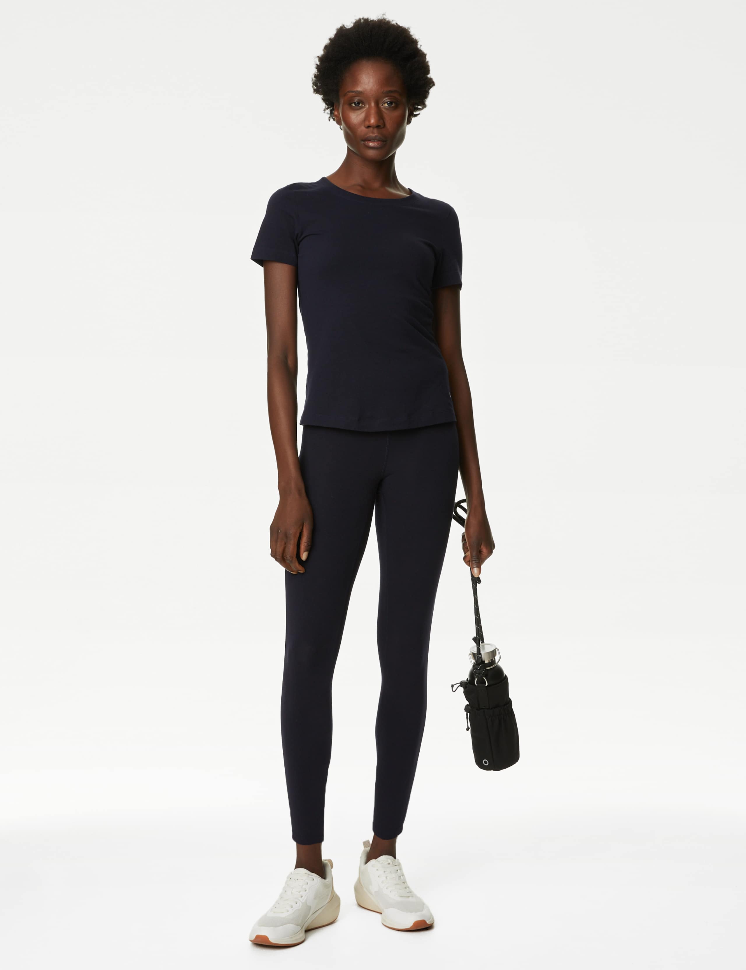 Cotton Rich Scoop Neck T-Shirt 1 of 7