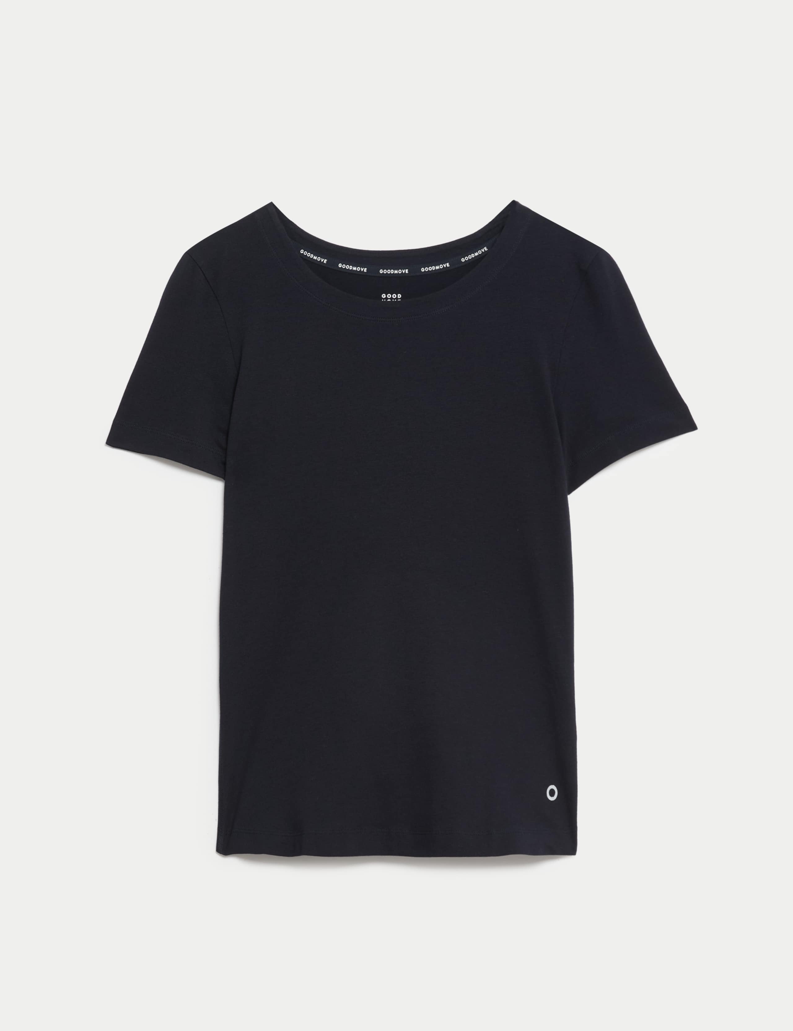 Cotton Rich Scoop Neck T-Shirt 2 of 7