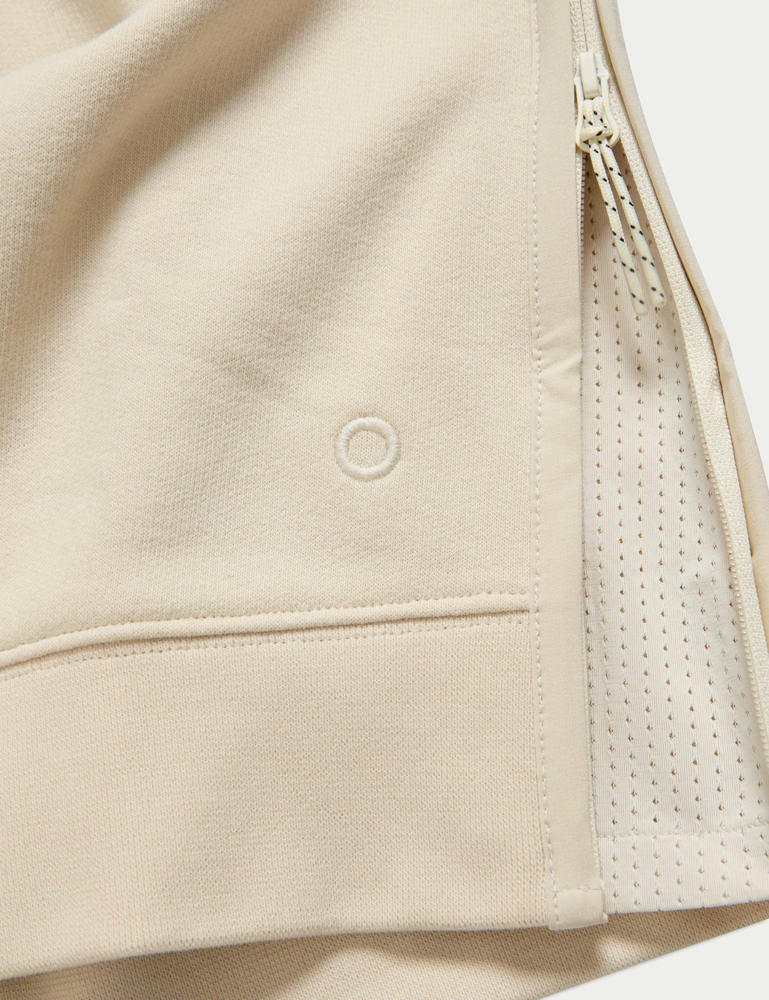 Cotton Rich Mesh Panel Relaxed Sweatshirt 7 of 7
