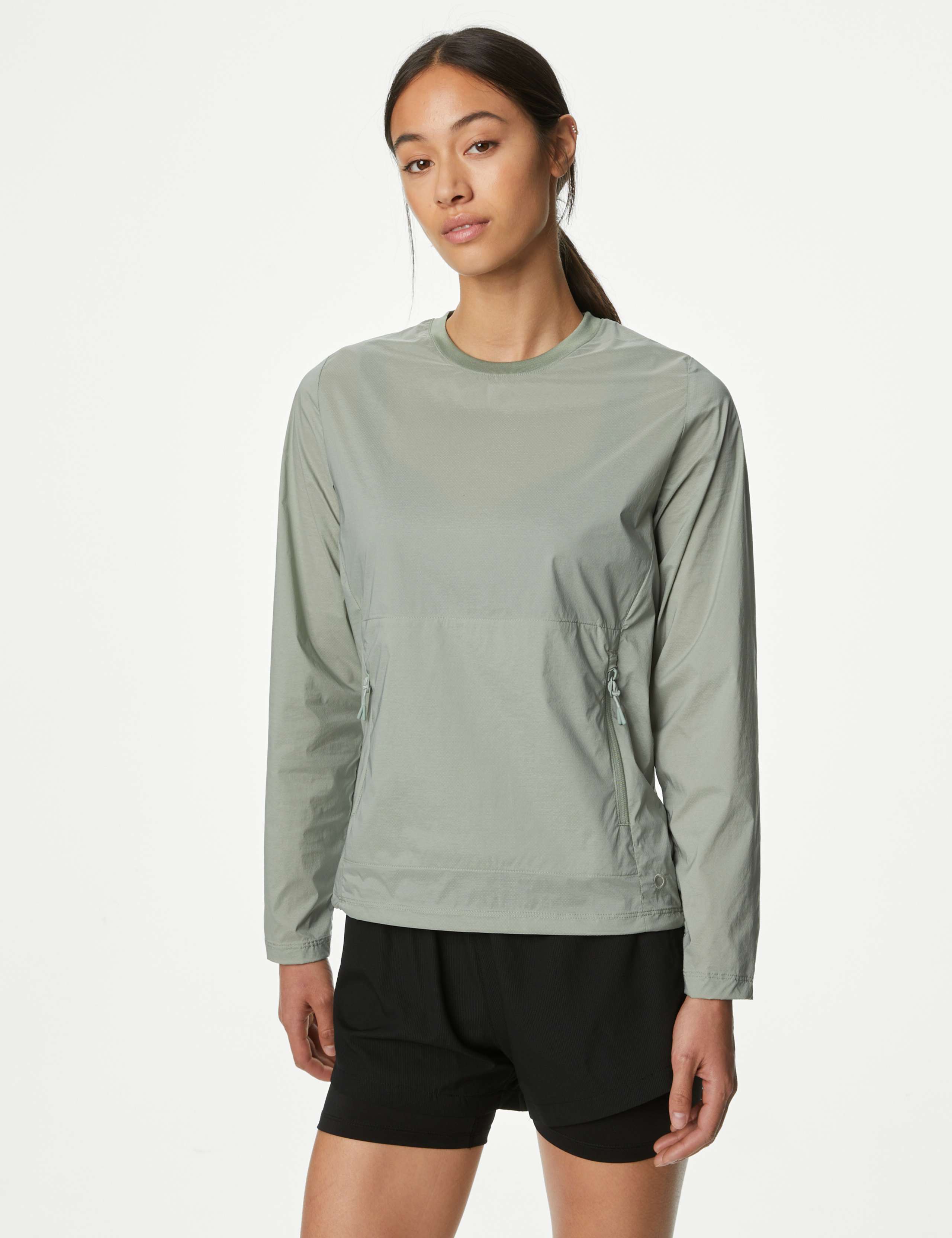 Lightweight Crew Neck Packable Walking Top 3 of 6